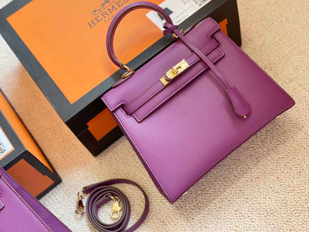 WOMEN Hermes Kelly Hand Bag 25X28CM