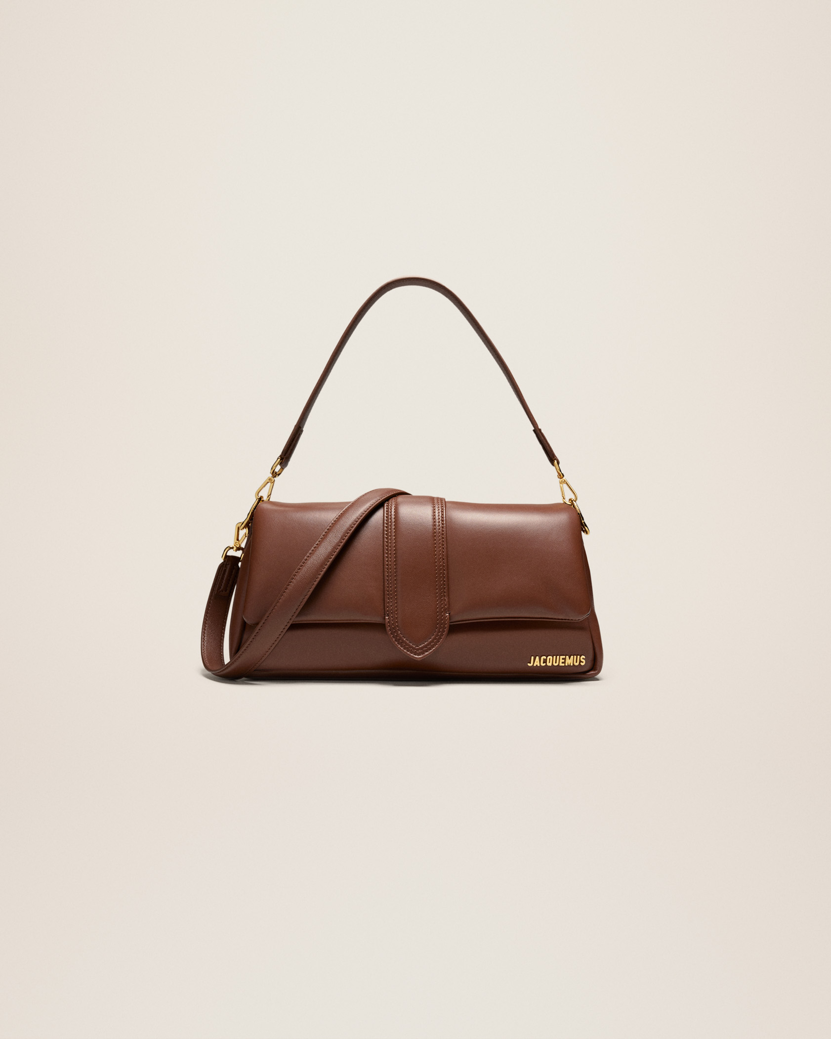 jacquemus Le Bambimou LE RAPHIA Puffed flap bag