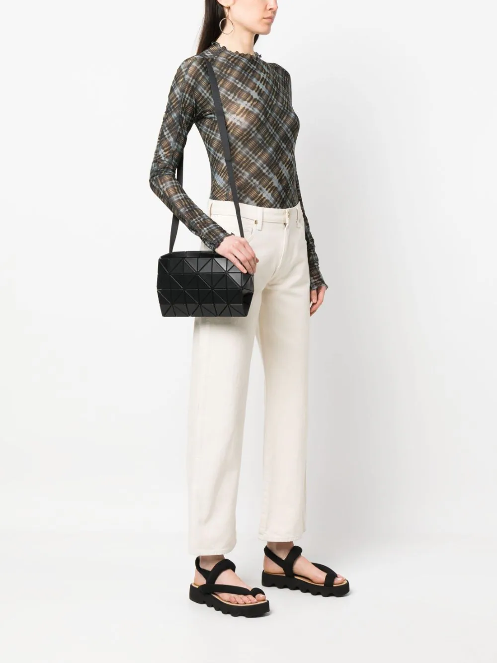 Bao Bao Issey Miyake Carton matte shoulder bag