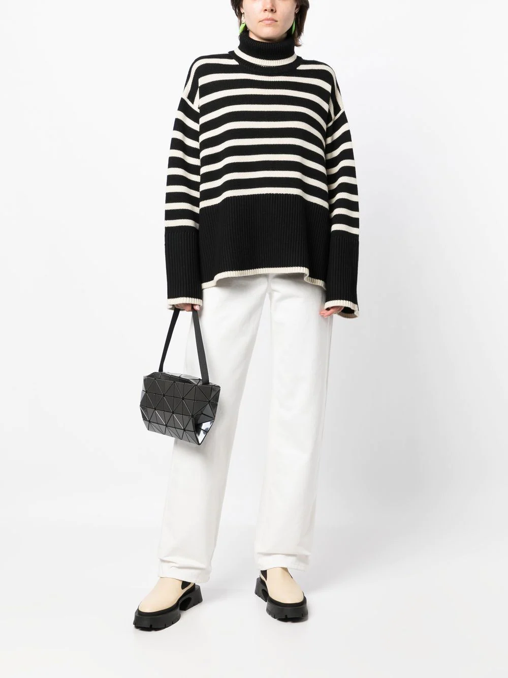 Bao Bao Issey Miyake Carton metallic tote bag