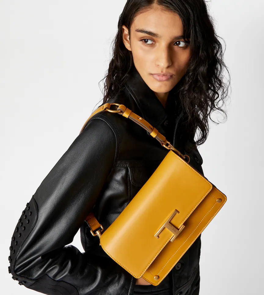 TOD'S Shoulder Bag Mini Yellow