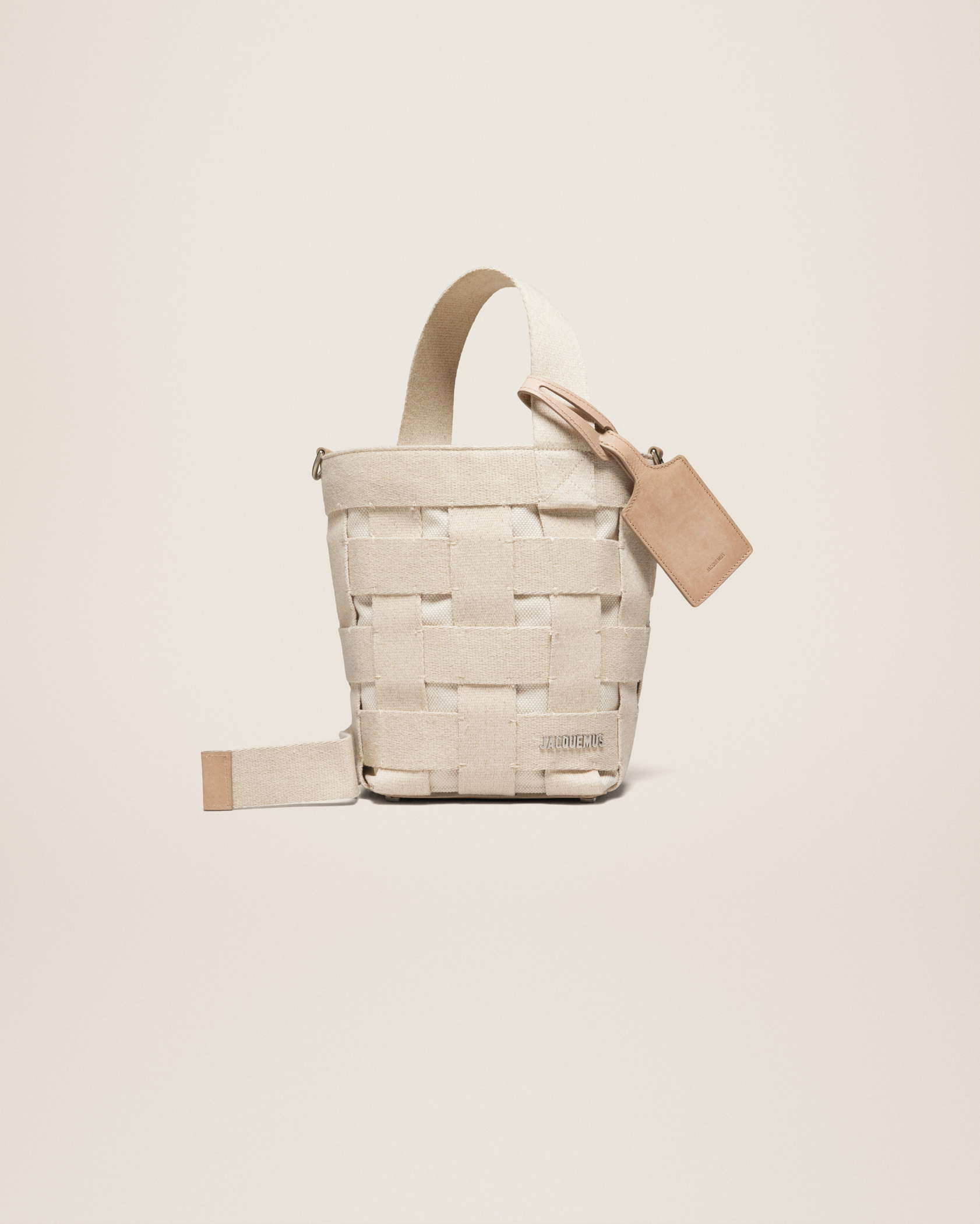 jacquemus Le seau Gros Grain LE RAPHIA Utility bucket bag
