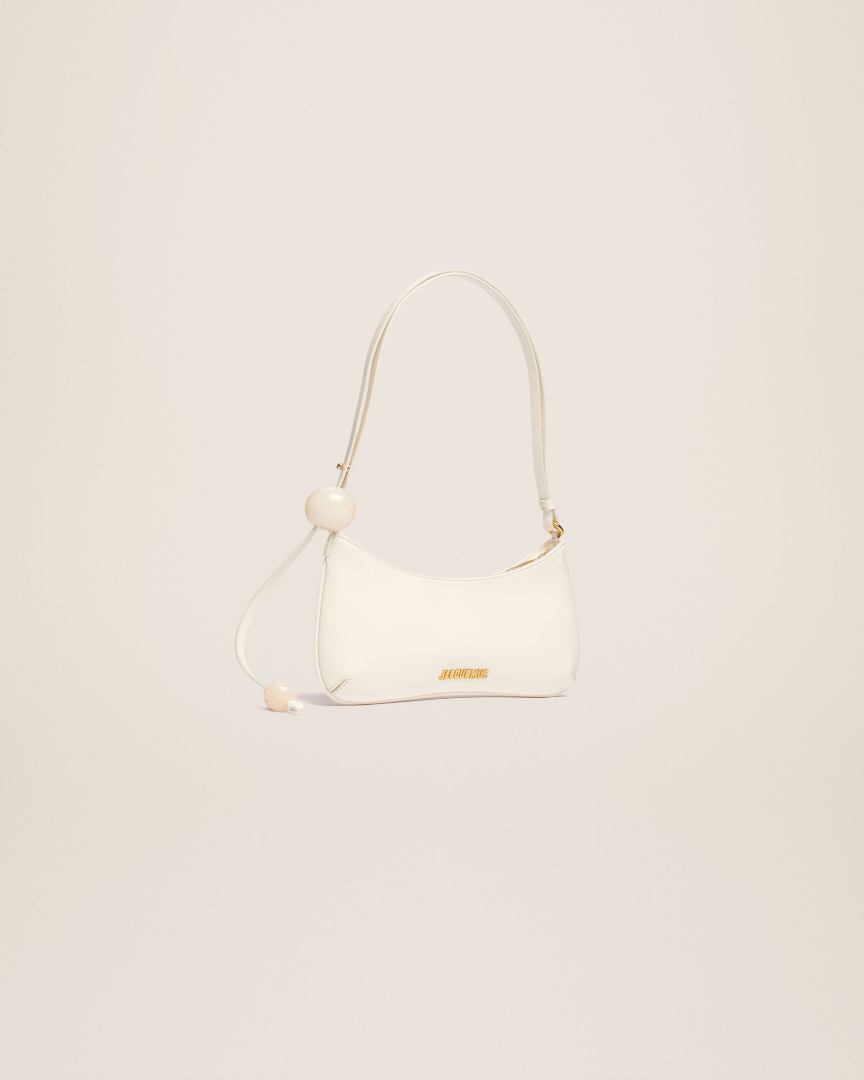 jacquemus Le Bisou Perle T Beaded shoulder bag.