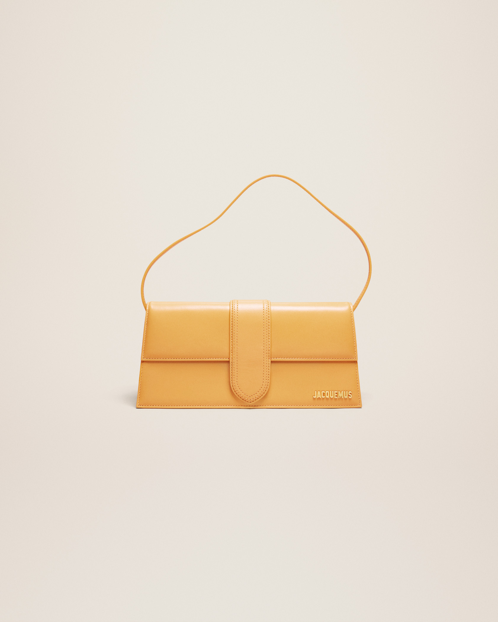jacquemus Le Bambino long LE RAPHIA Long flap bag.