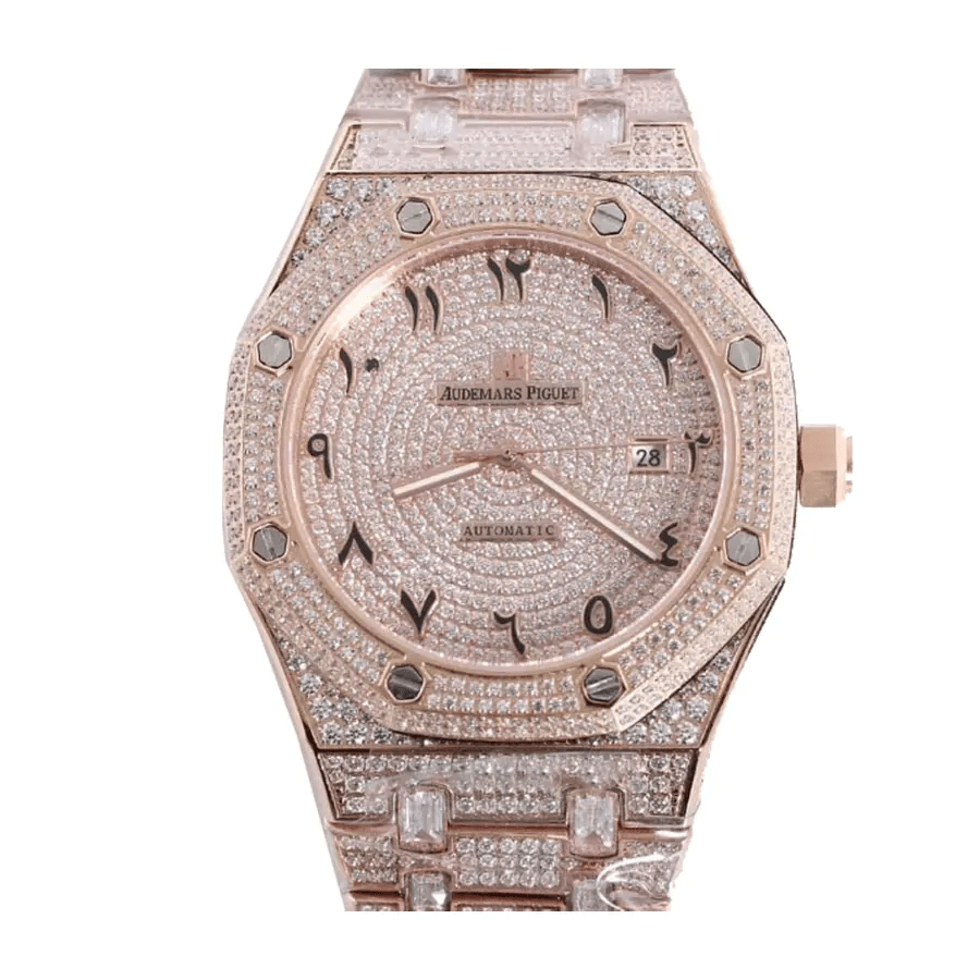 Audemars Piguet Royal Oak 42 mm, Rose Gold Gem Set Arabic Ref. 15400SR.OO.1220SR.02