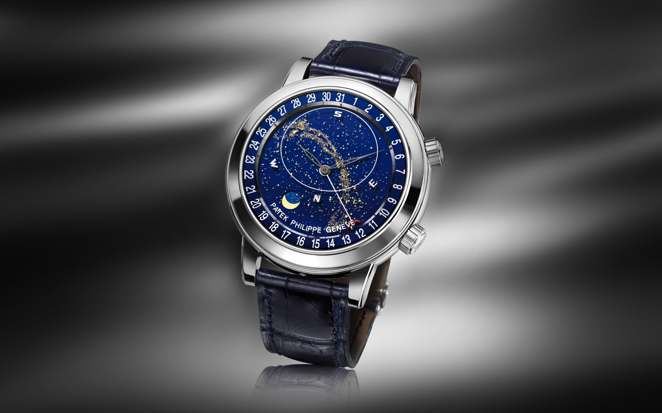 Patek Philippe Celestial, Moon age 44 mm,Platinum,6102P-001