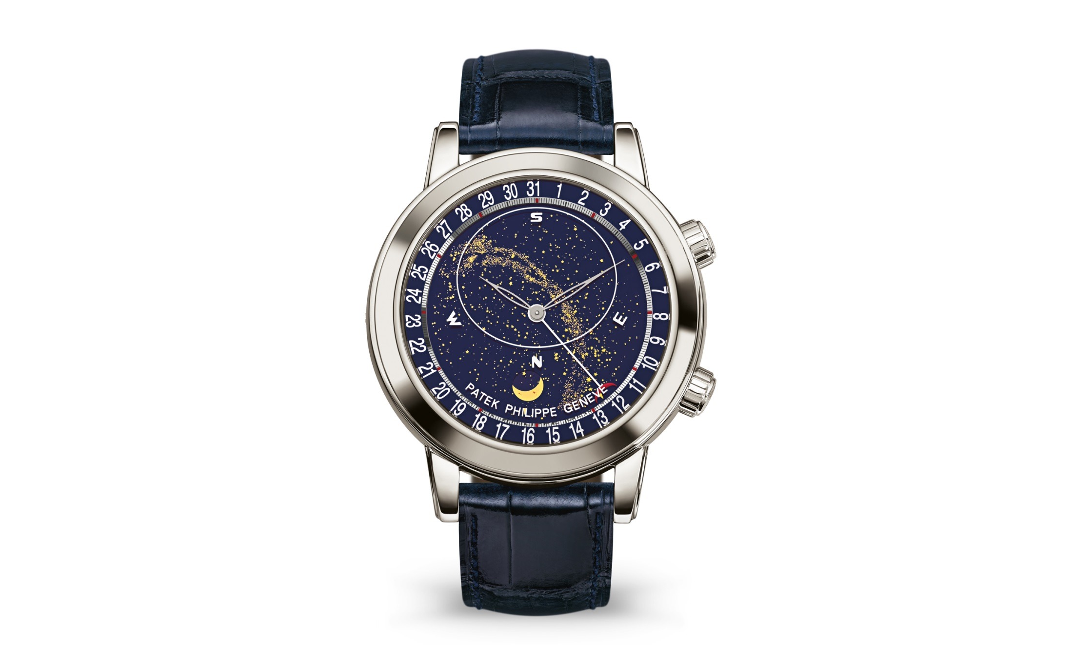 Patek Philippe Celestial, Moon age 44 mm,Platinum,6102P-001