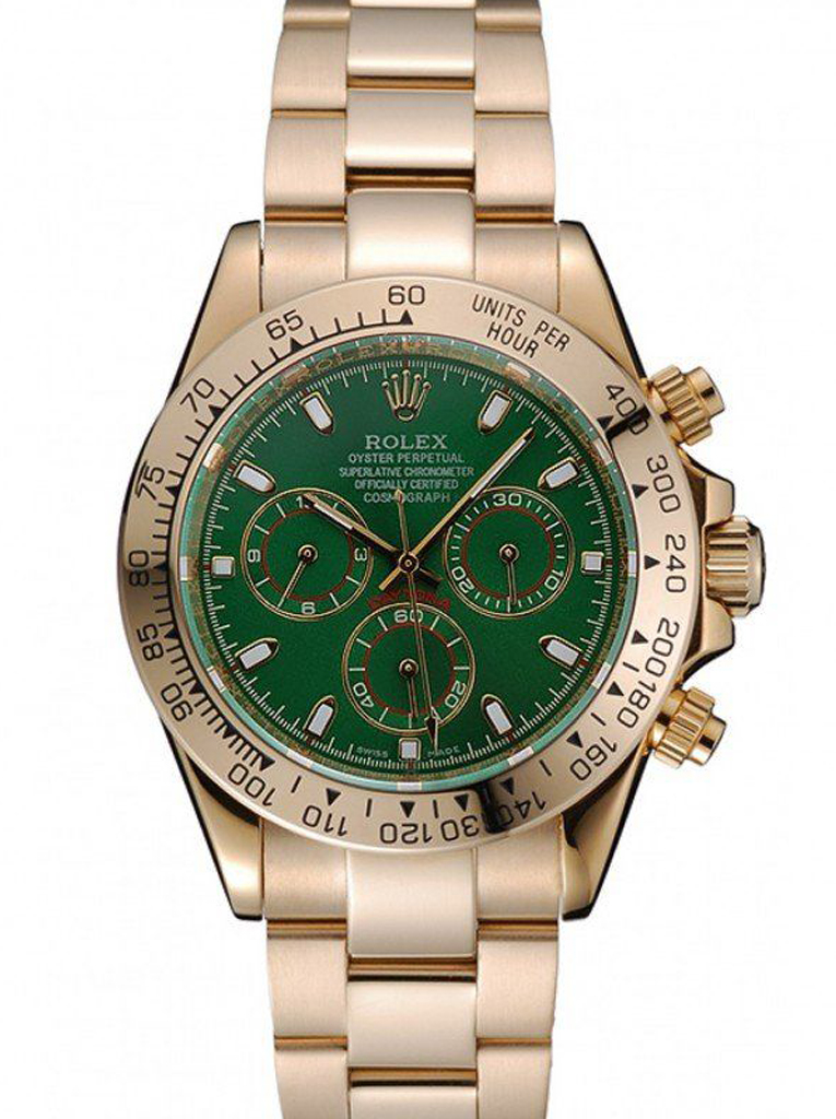Replica Rolex Daytona 40mm Green Dial 1454244