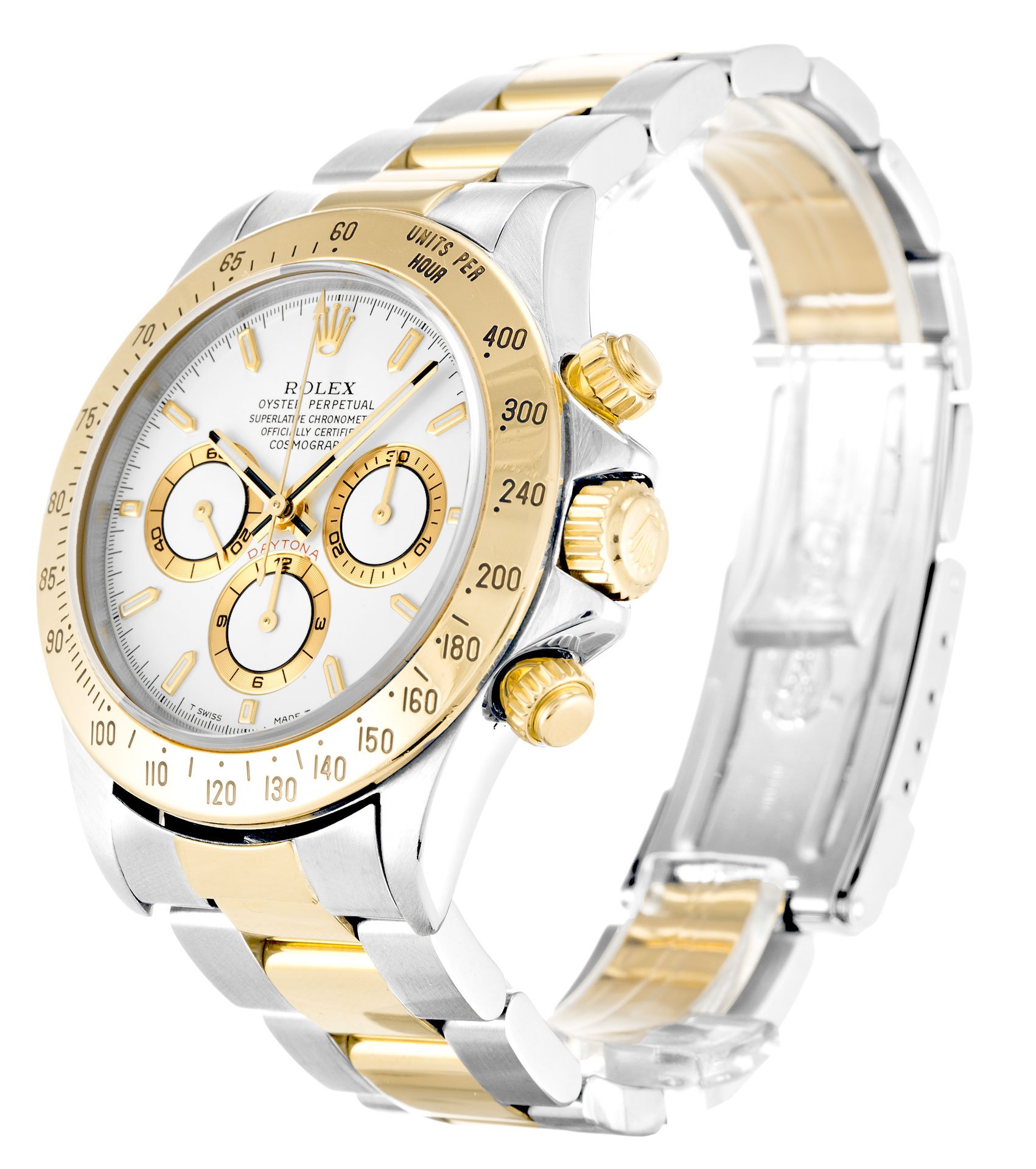 Replica Rolex Daytona 38mm White Dial 16523