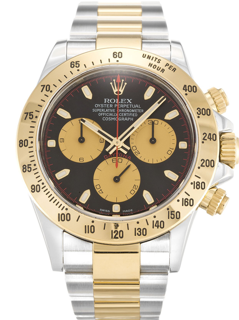 ROLEX COSMOGRAPH DAYTONA 116523 ROLESOR BLACK DIAL