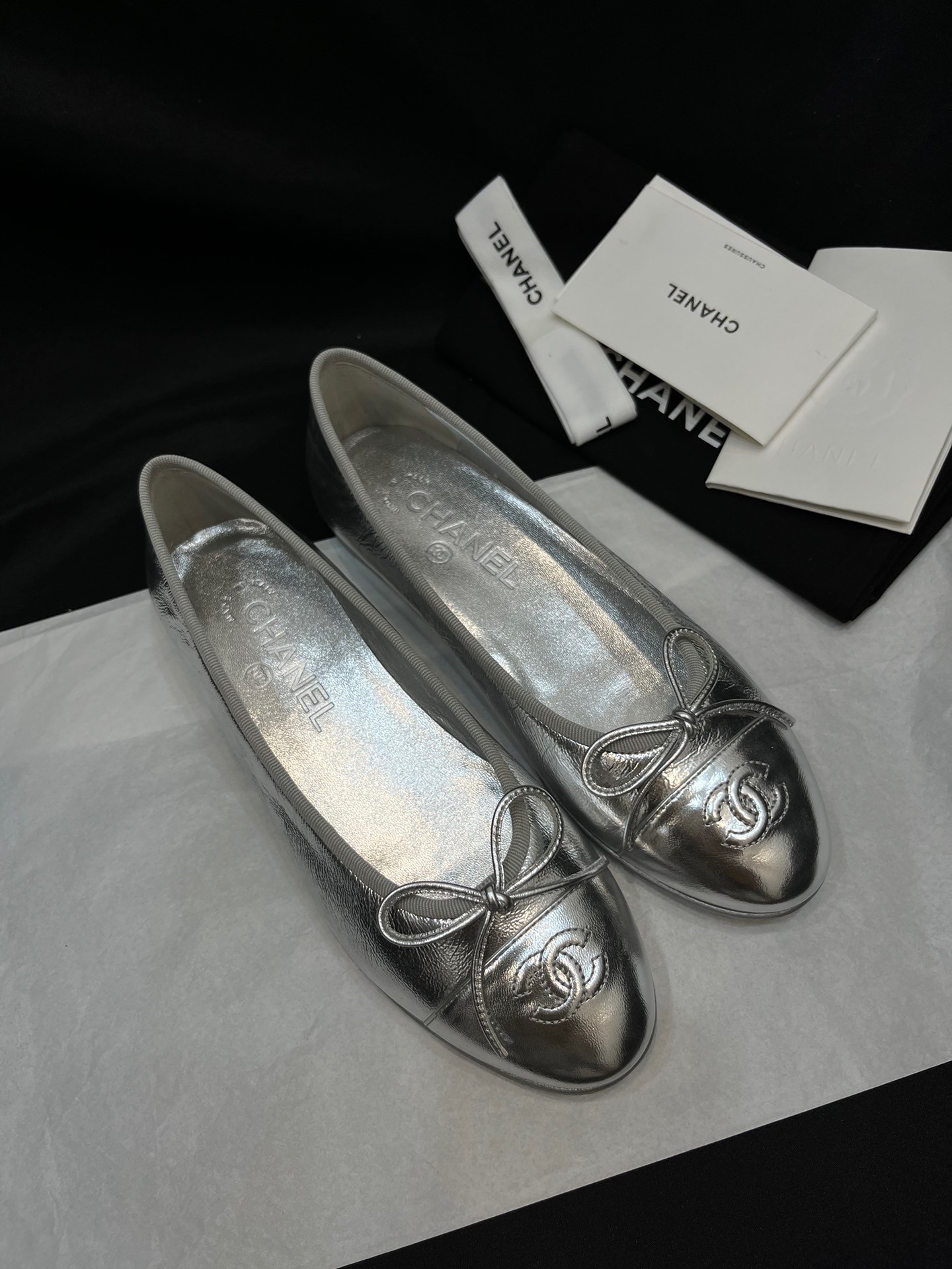 Chanel ballet shoes