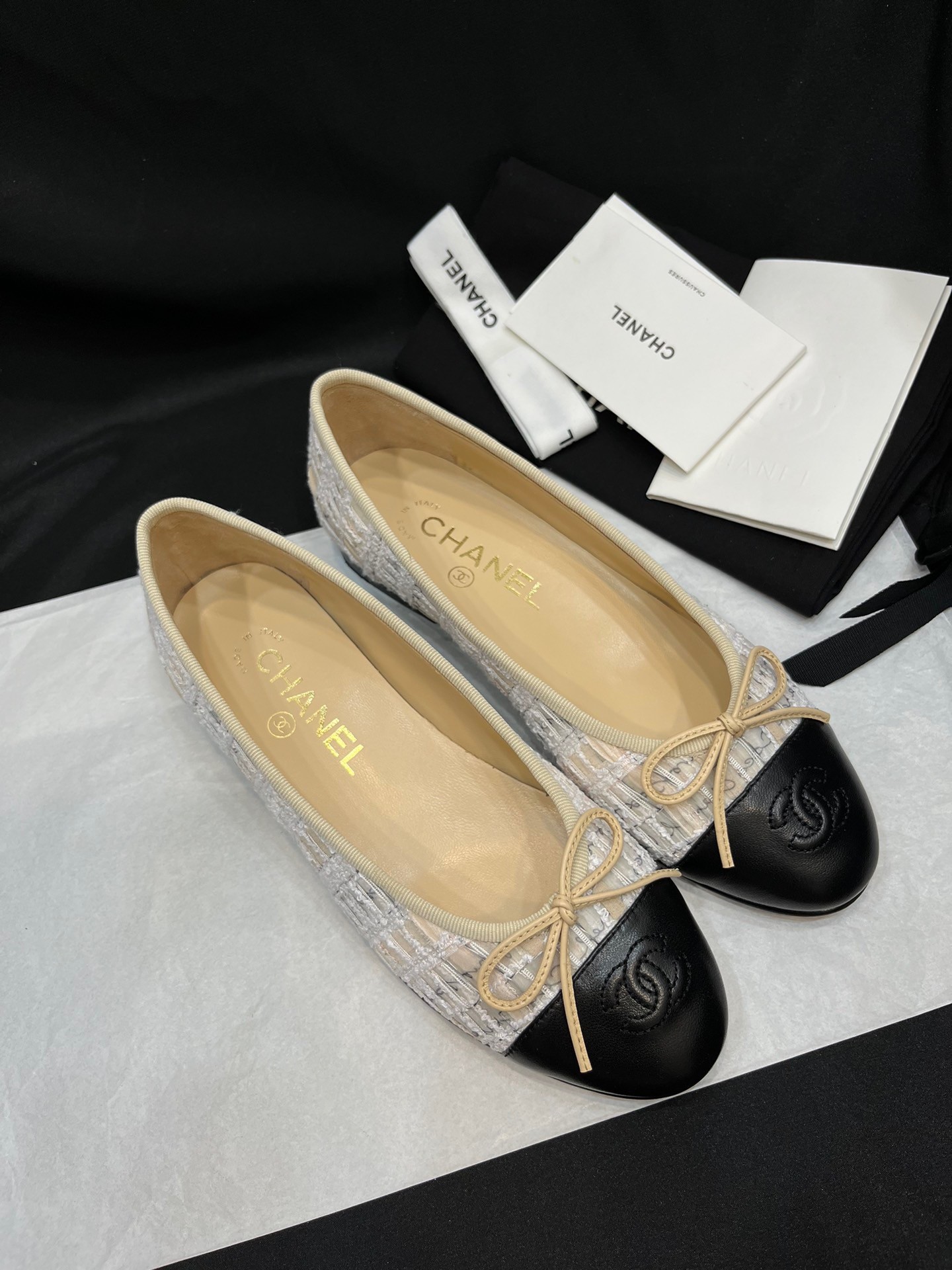 Chanel ballet shoes