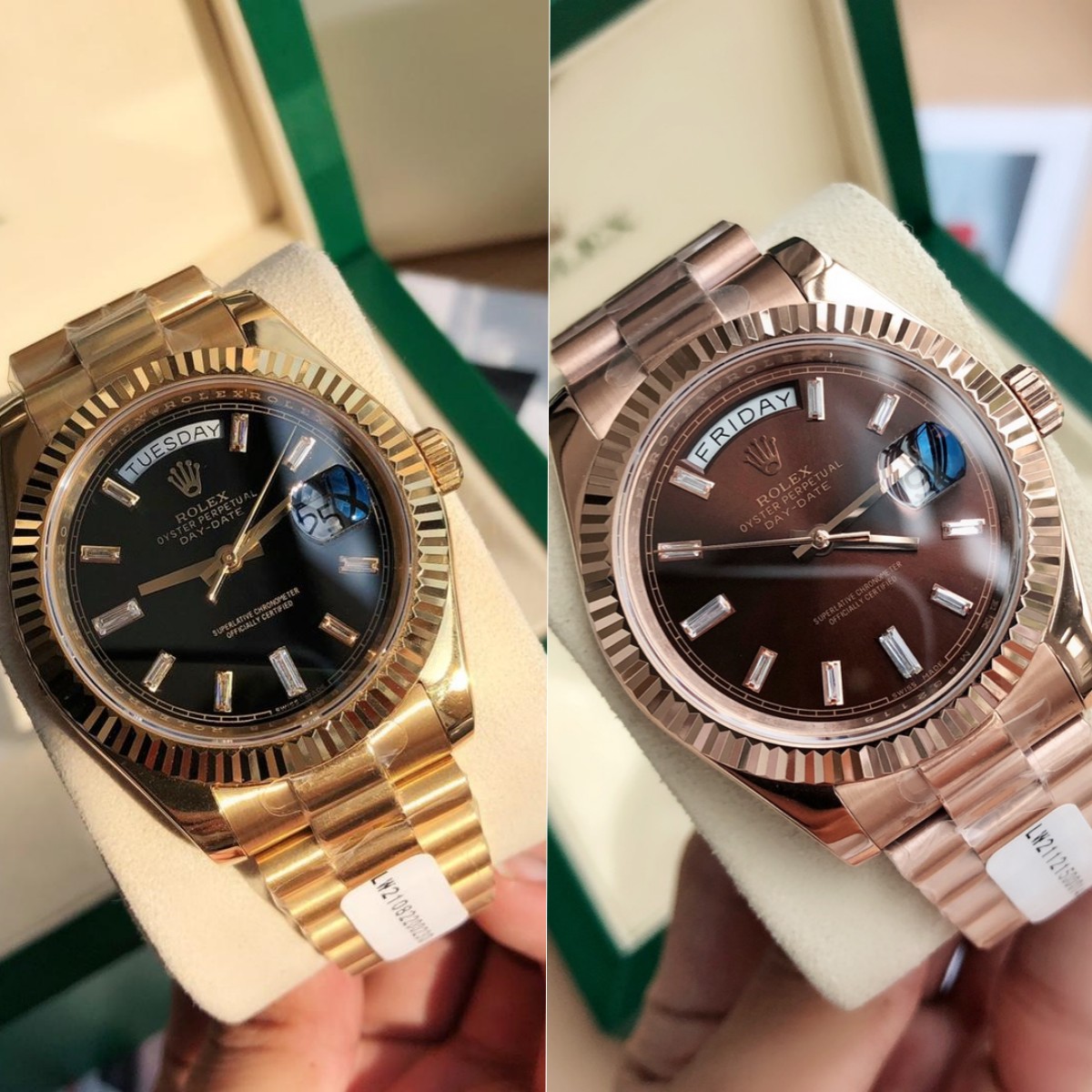 Rolex Day-Date 40 President Diamond Dial 228238/228235