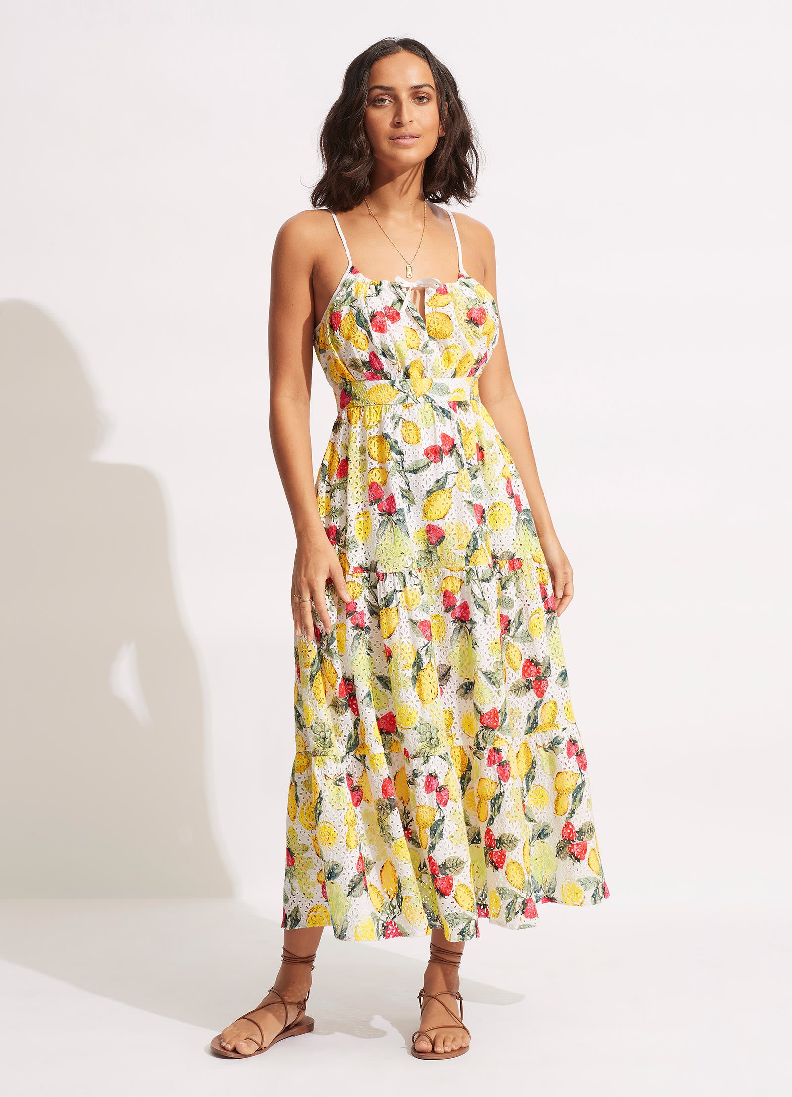 Lemoncello Tiered Dress - Lemoncello