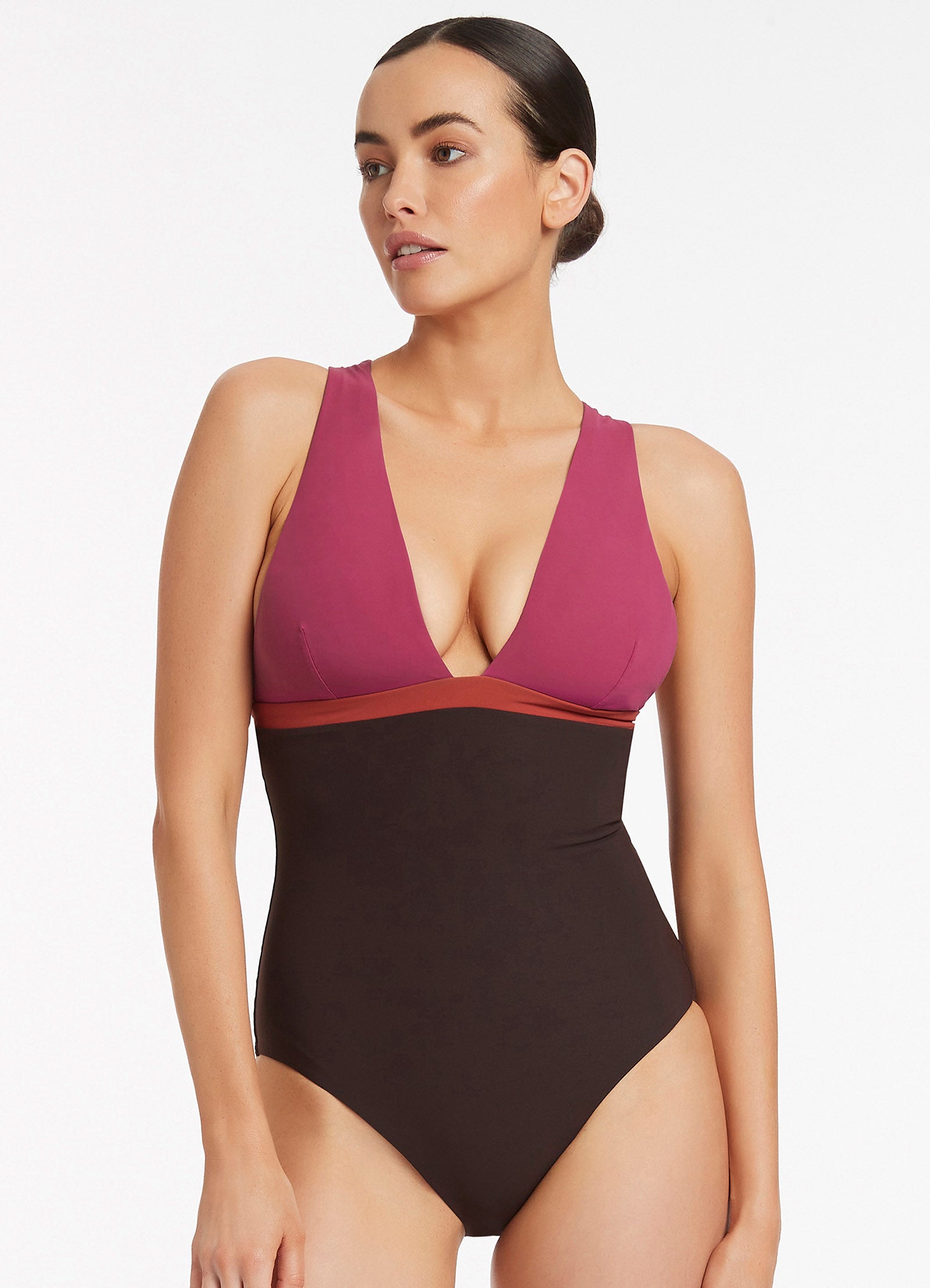 Versa Tie Back One Piece - Orchid