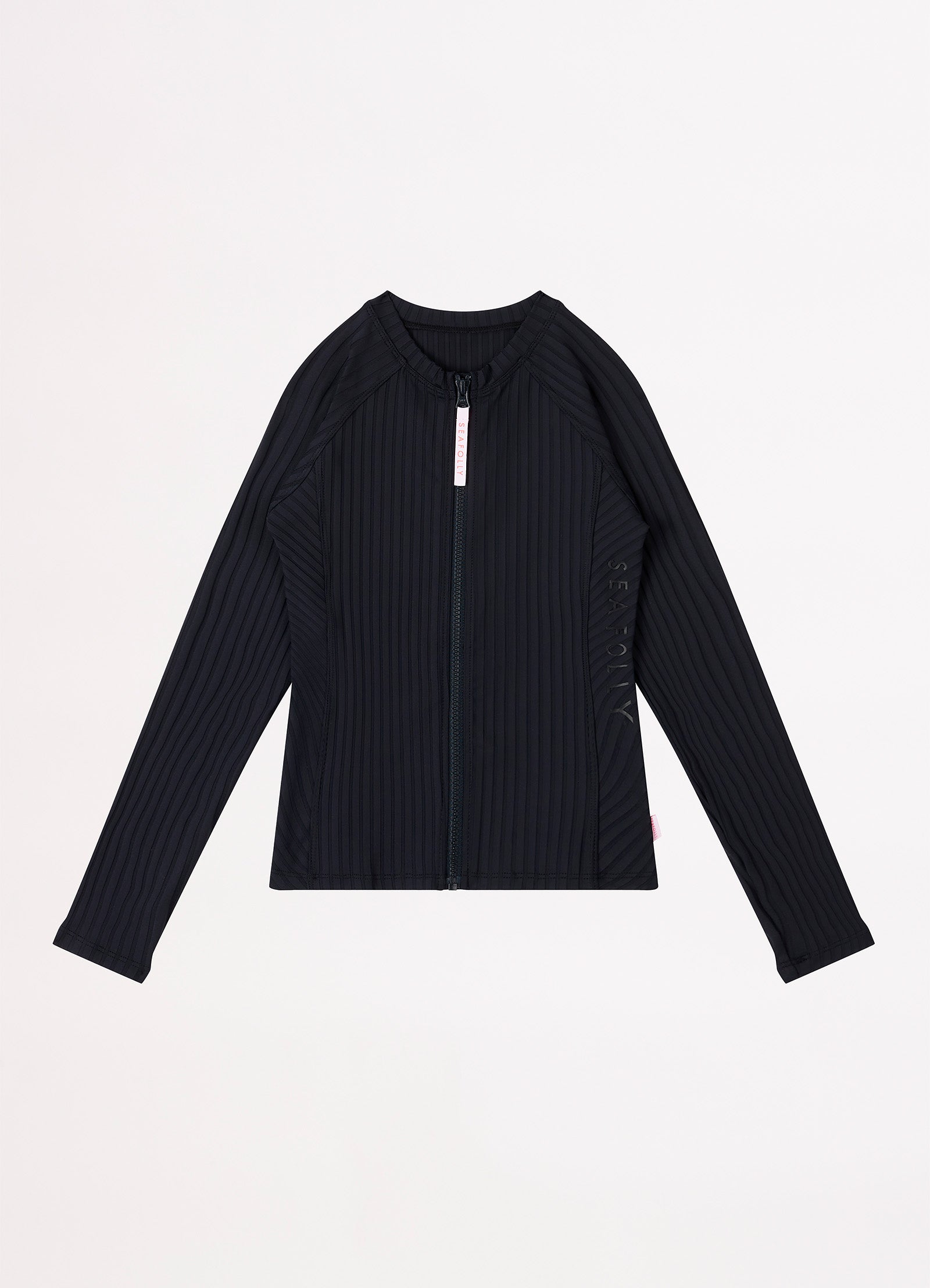 Girls Summer Essential Long Sleeve Rashie - Black