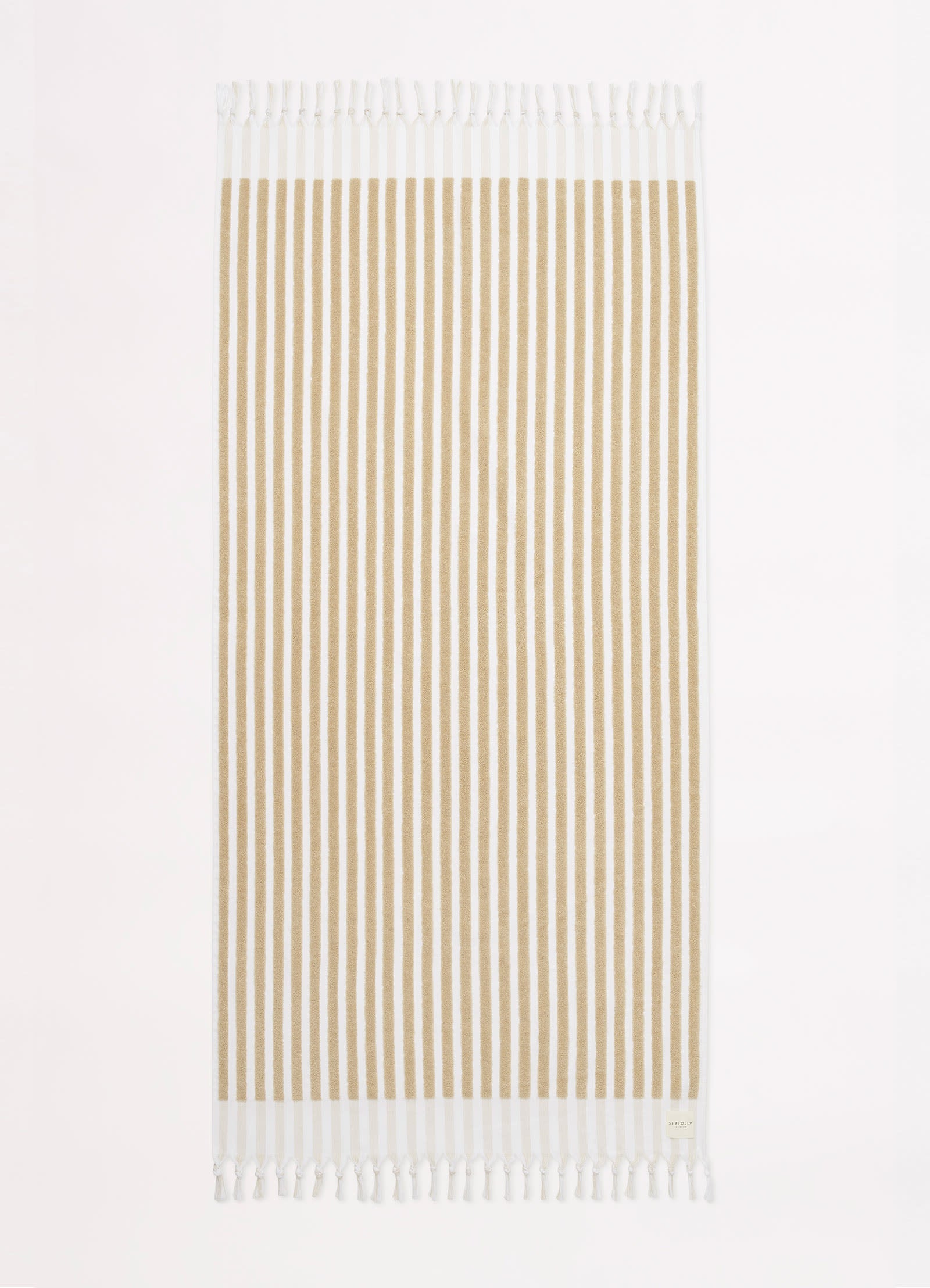 Marina Stripe Towel - Natural