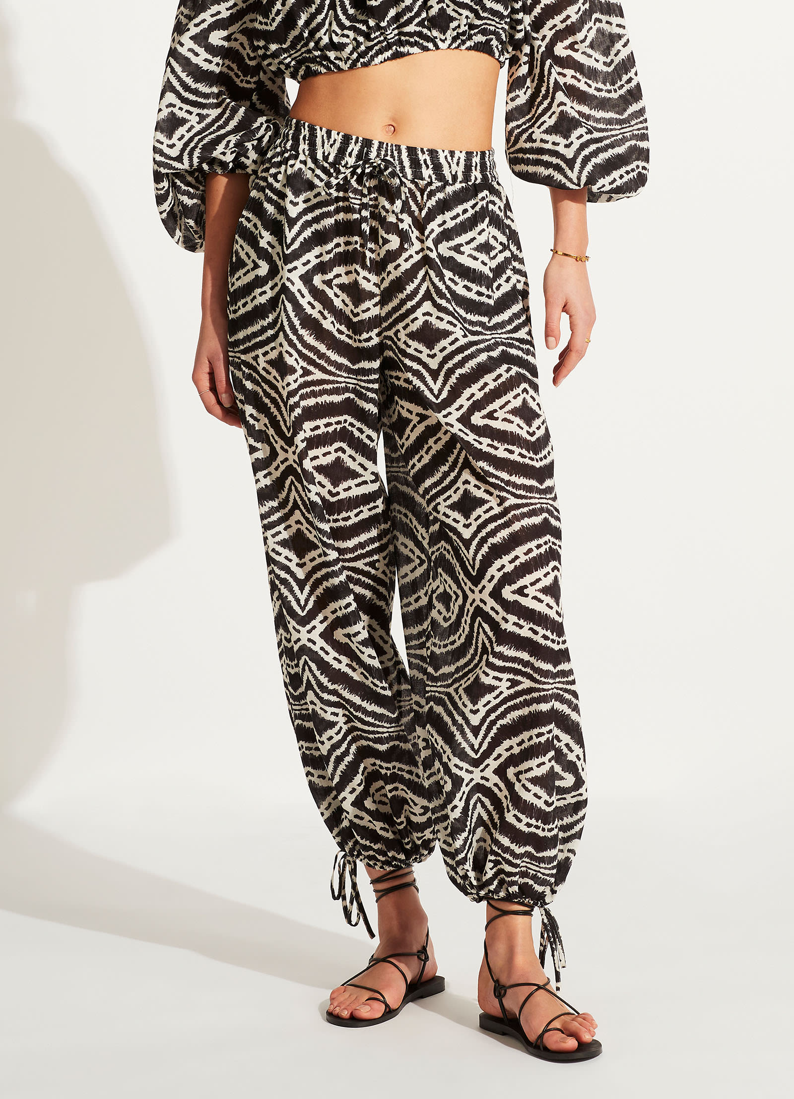 Zanzibar Harem Pant  - Black