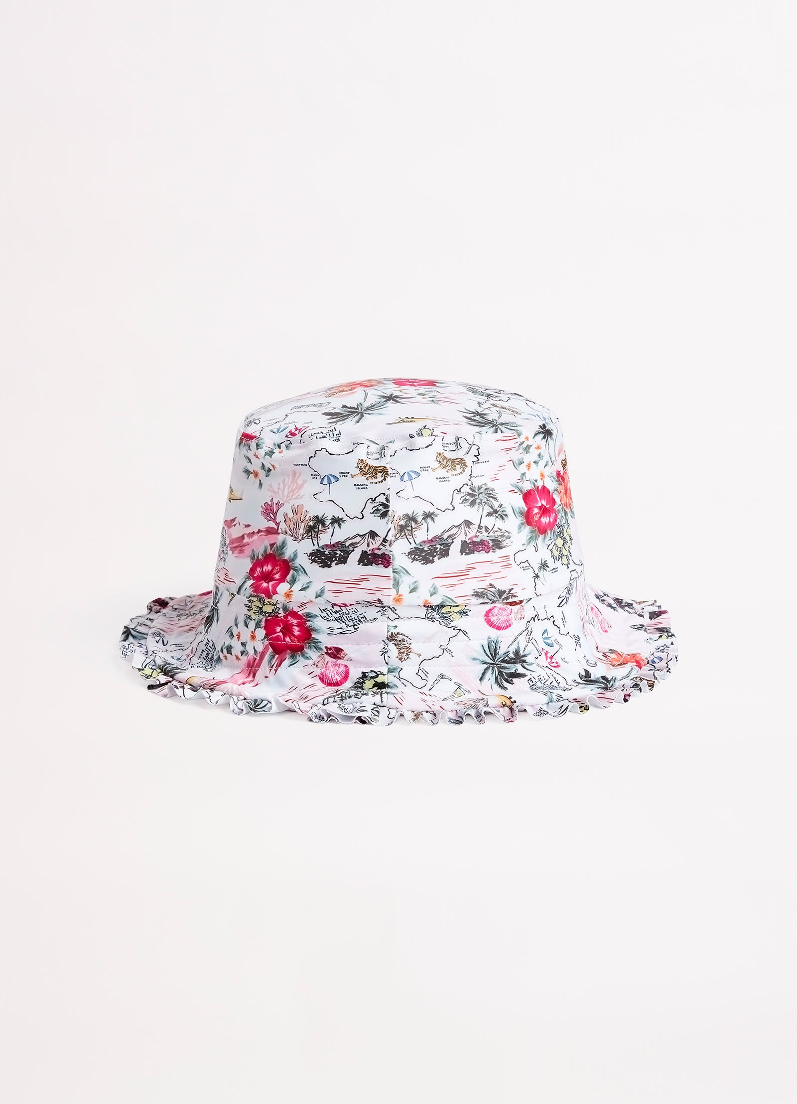 Girls Coast To Coast Bucket Hat  - Pink Coast