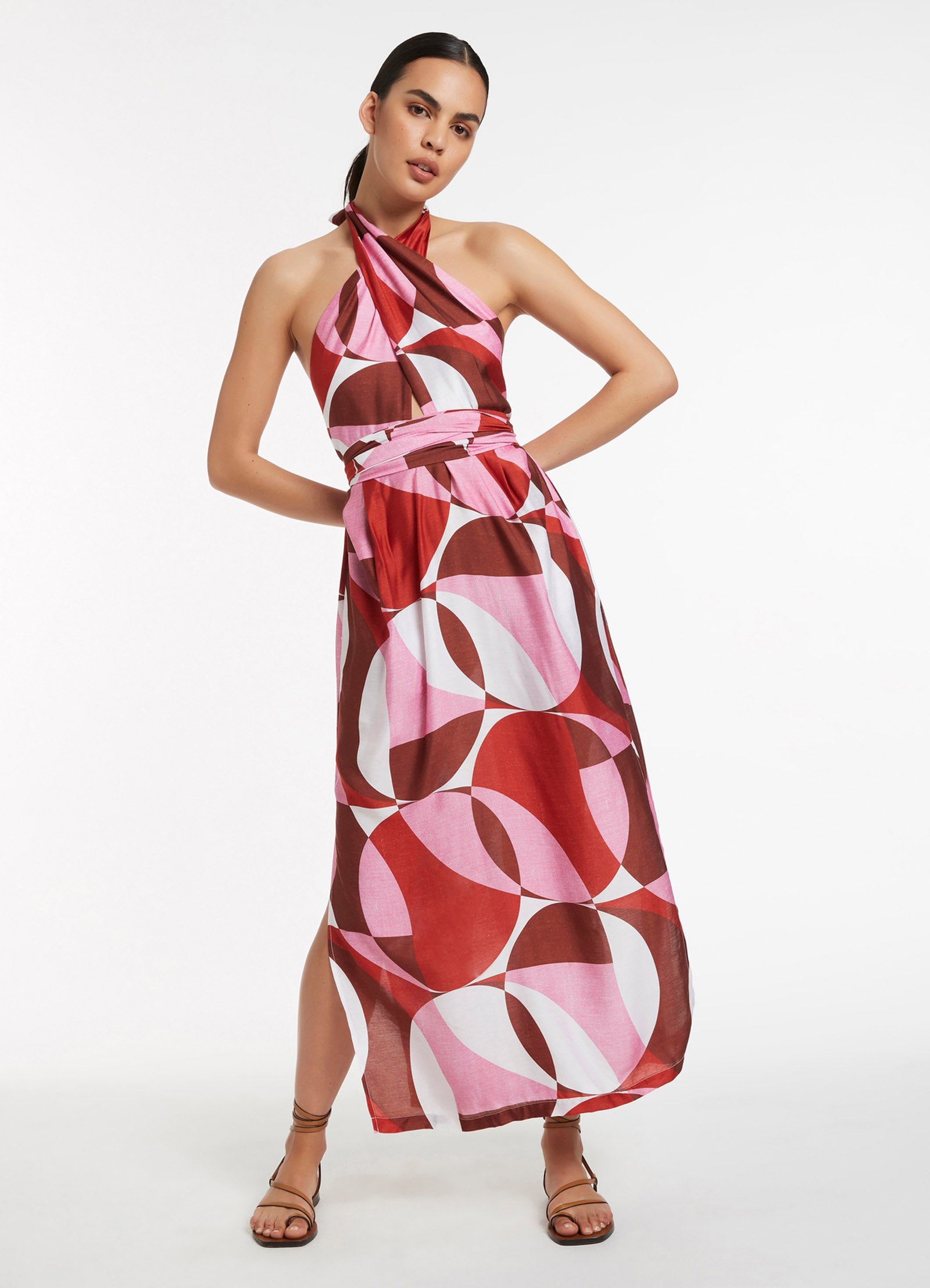 Lalita Wrap Front Dress - Orchid