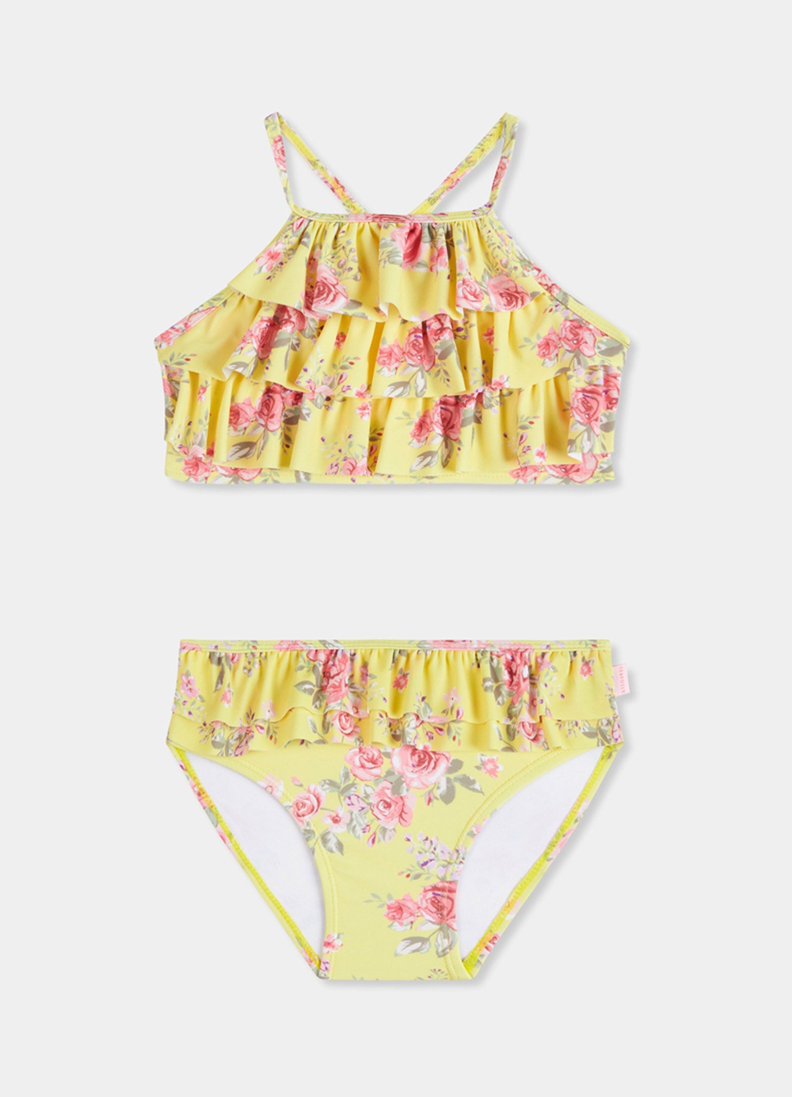 Paradise Garden Girls Multi Ruffle Bikini - Floral