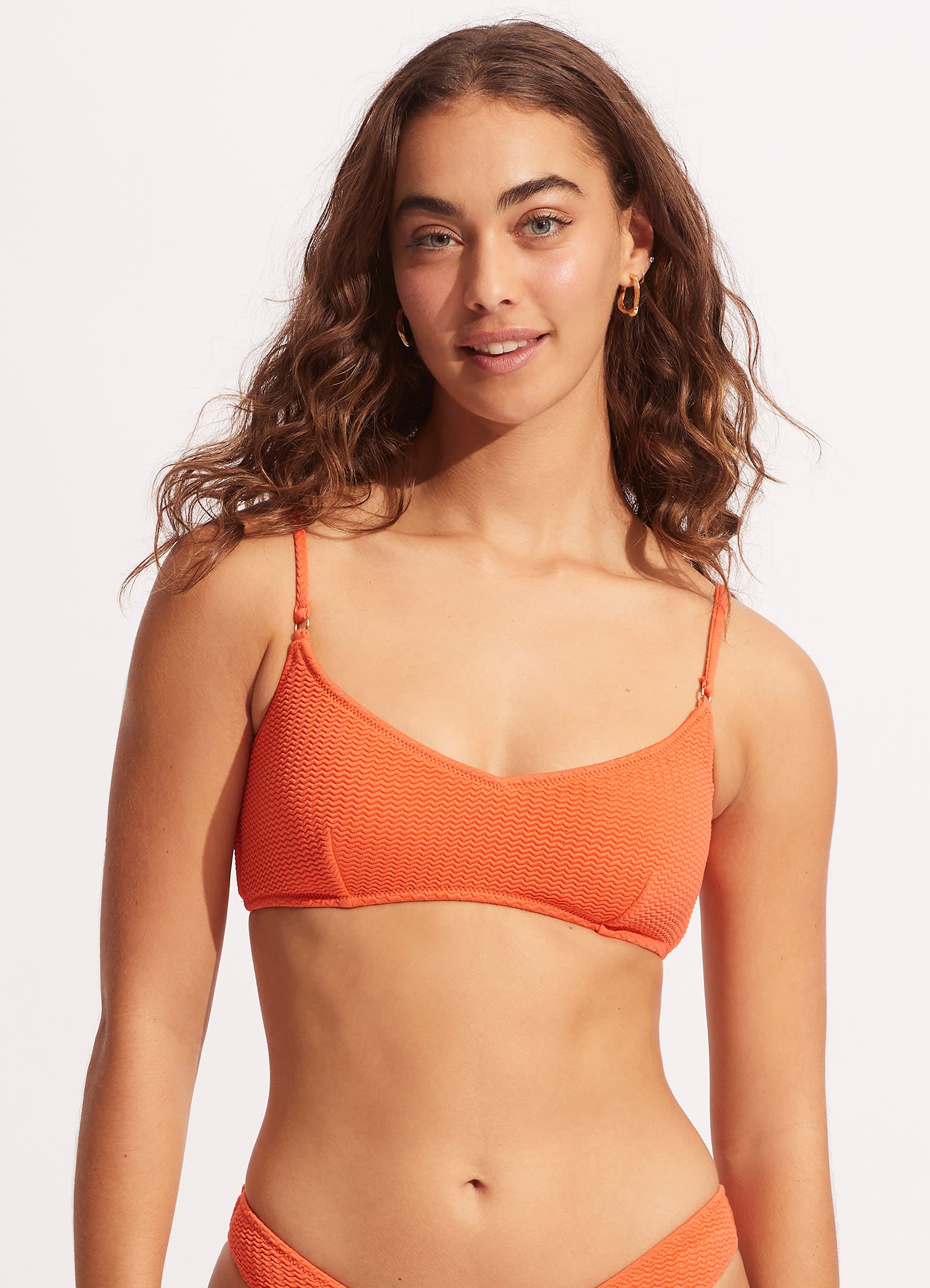 Sea Dive Bralette - Mandarin