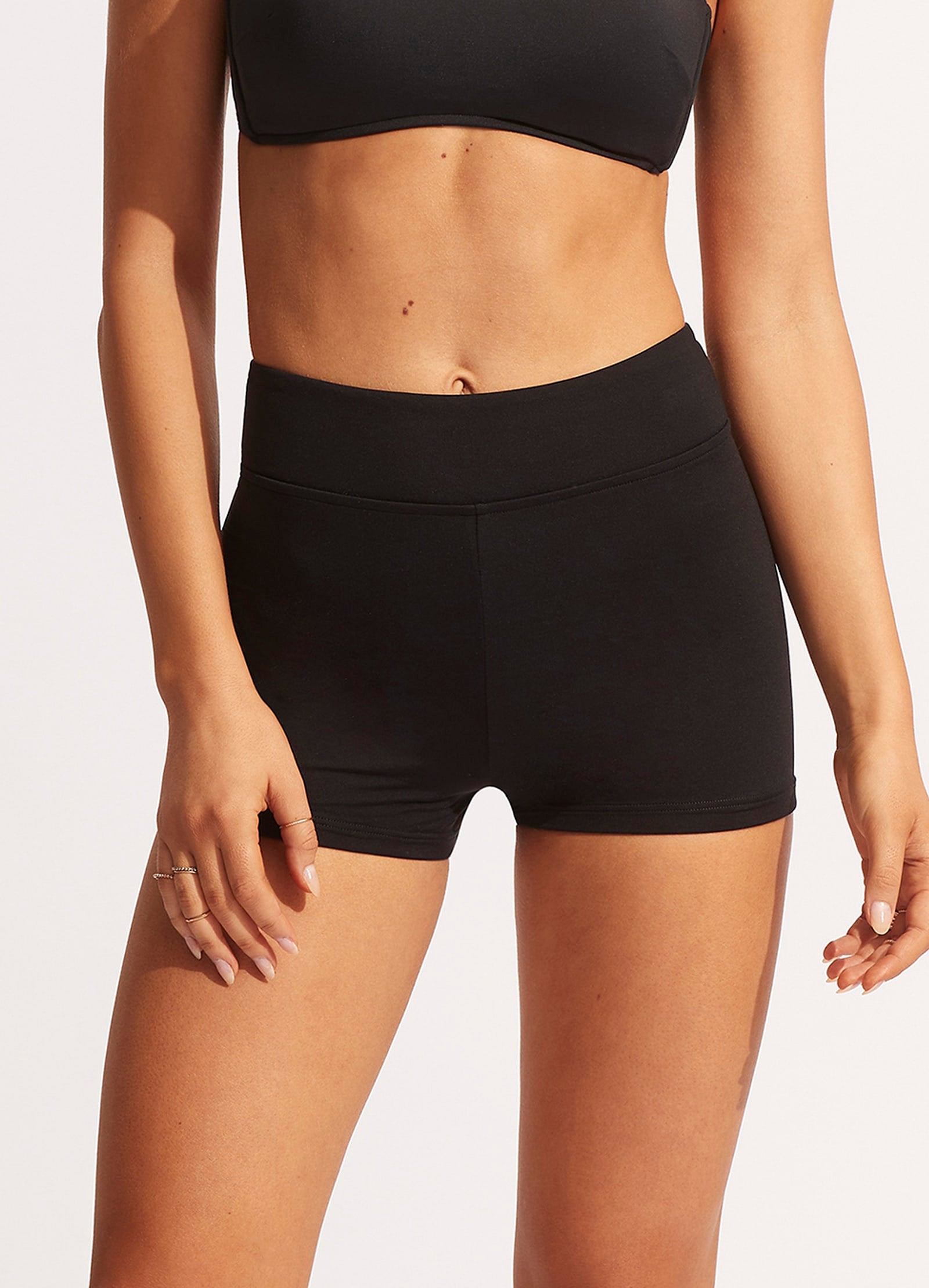 Seafolly Collective Boyleg Pant - Black