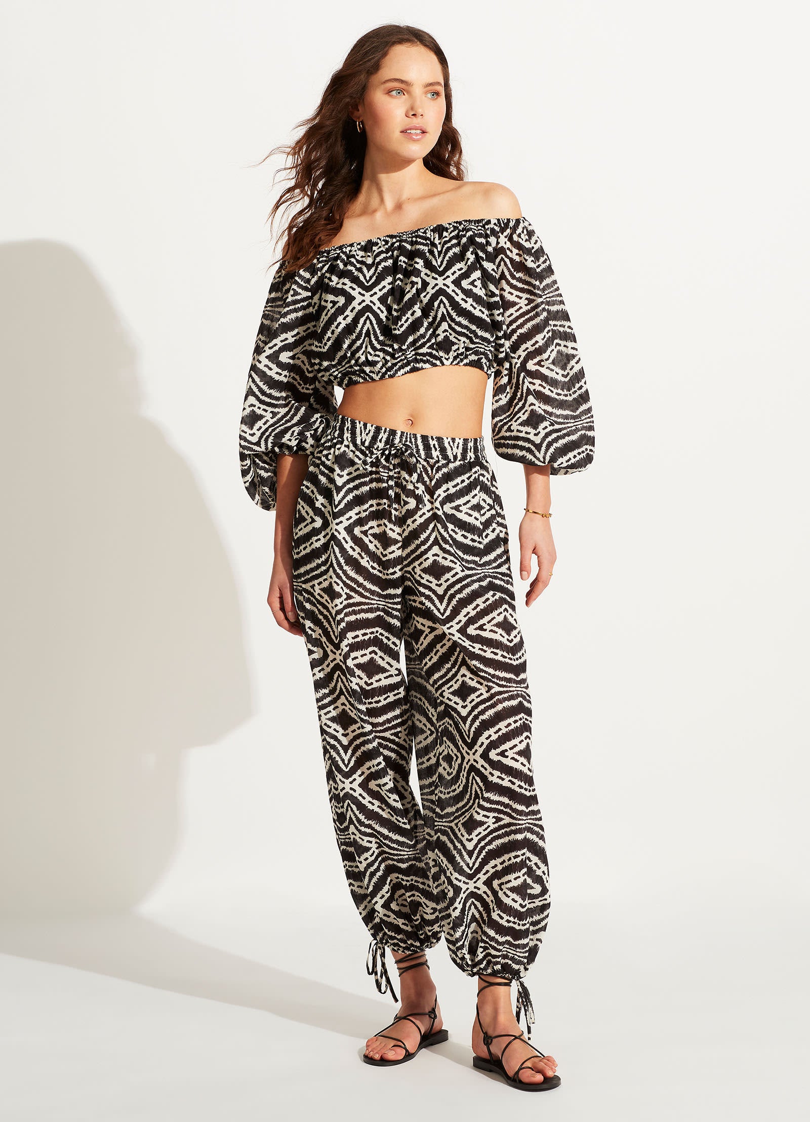 Zanzibar Harem Pant  - Black