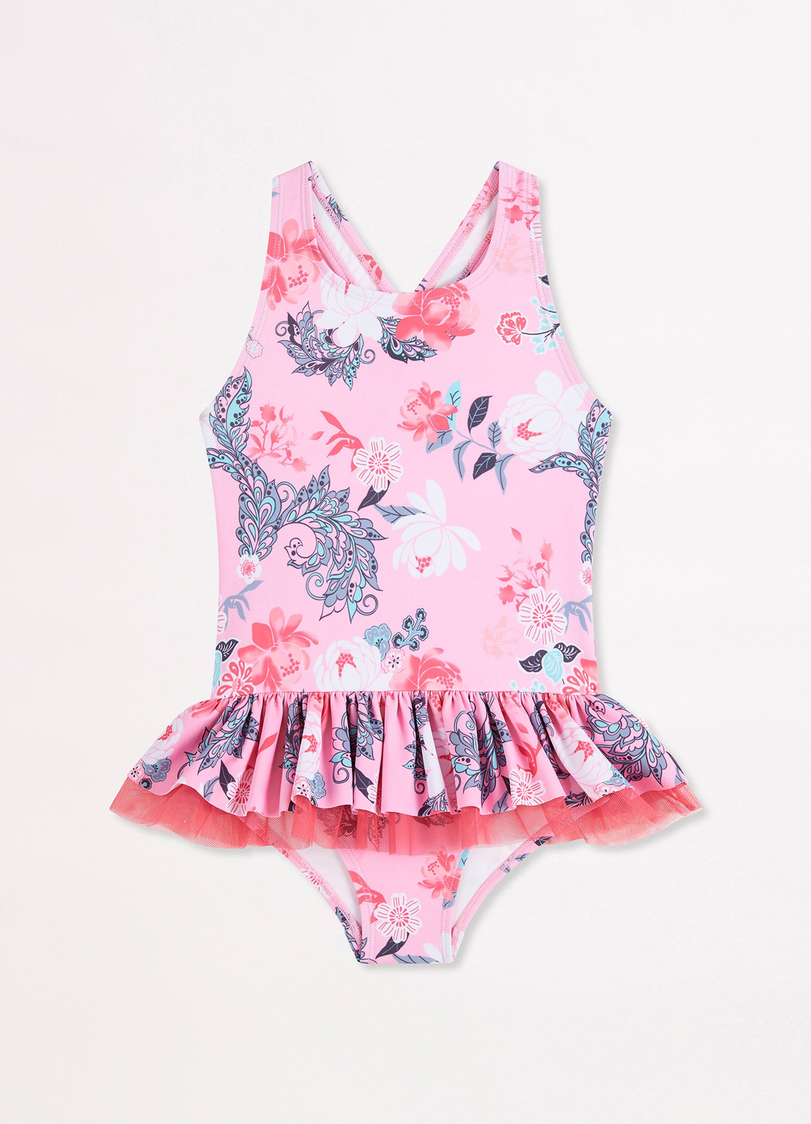 Girls Tutu One Piece  - Floral