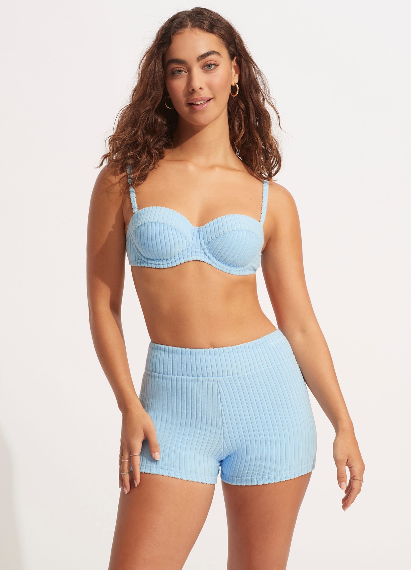 Havana Bustier Bra - Powder Blue