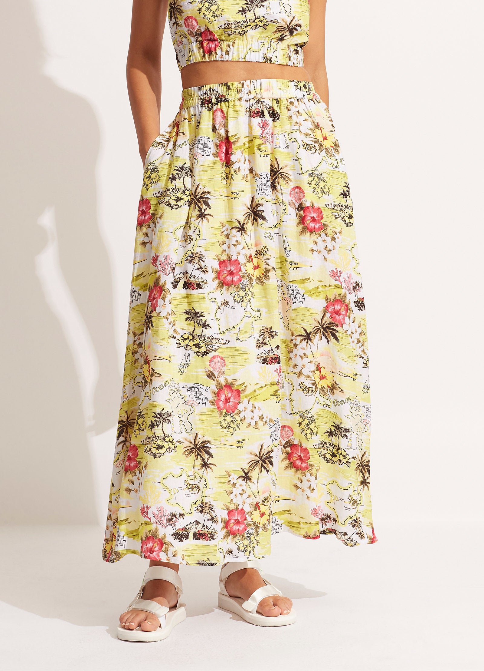 Coast To Coast Skirt - Wild Lime