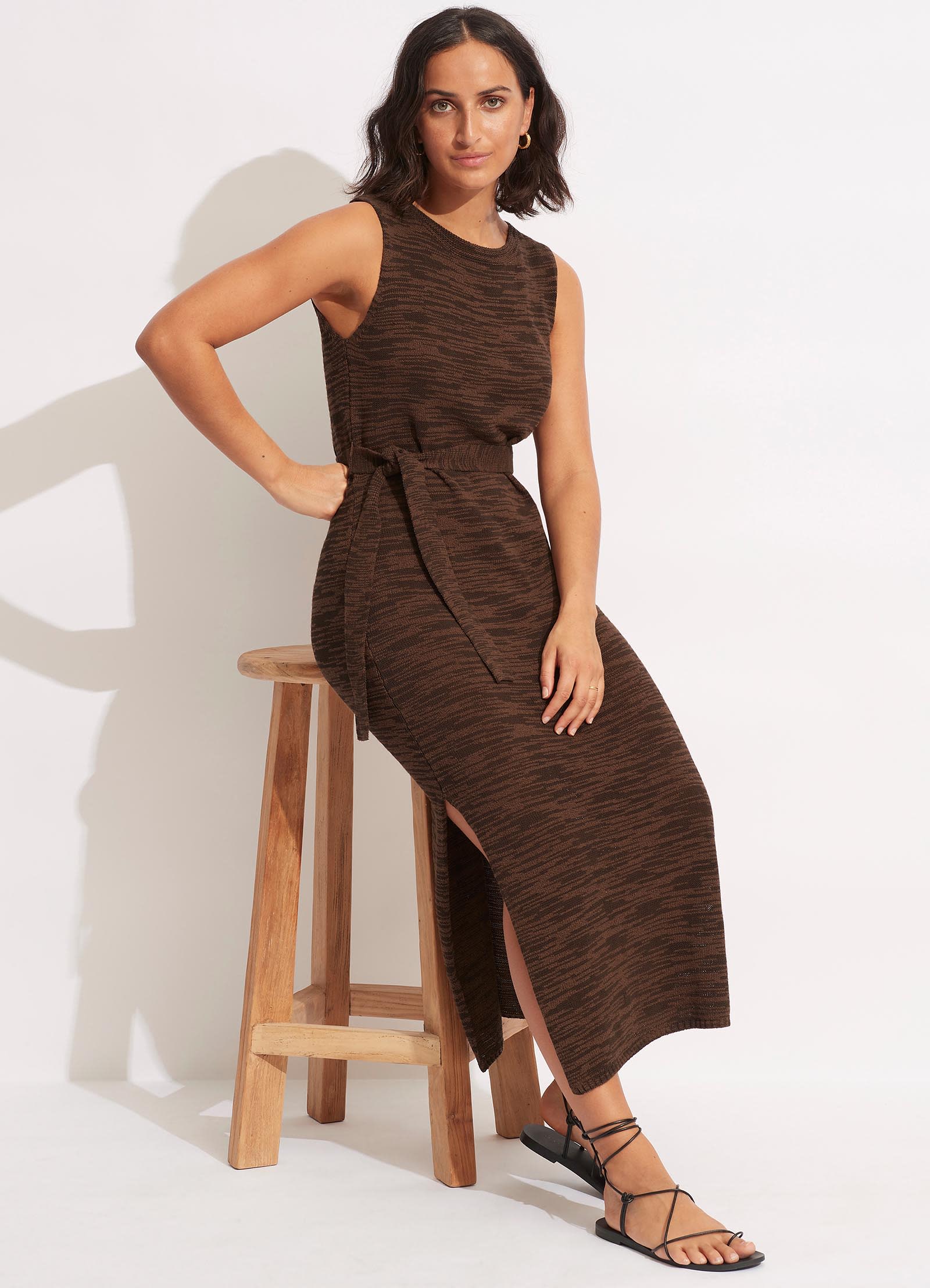 Daybreak Knit Dress  - Chocolate