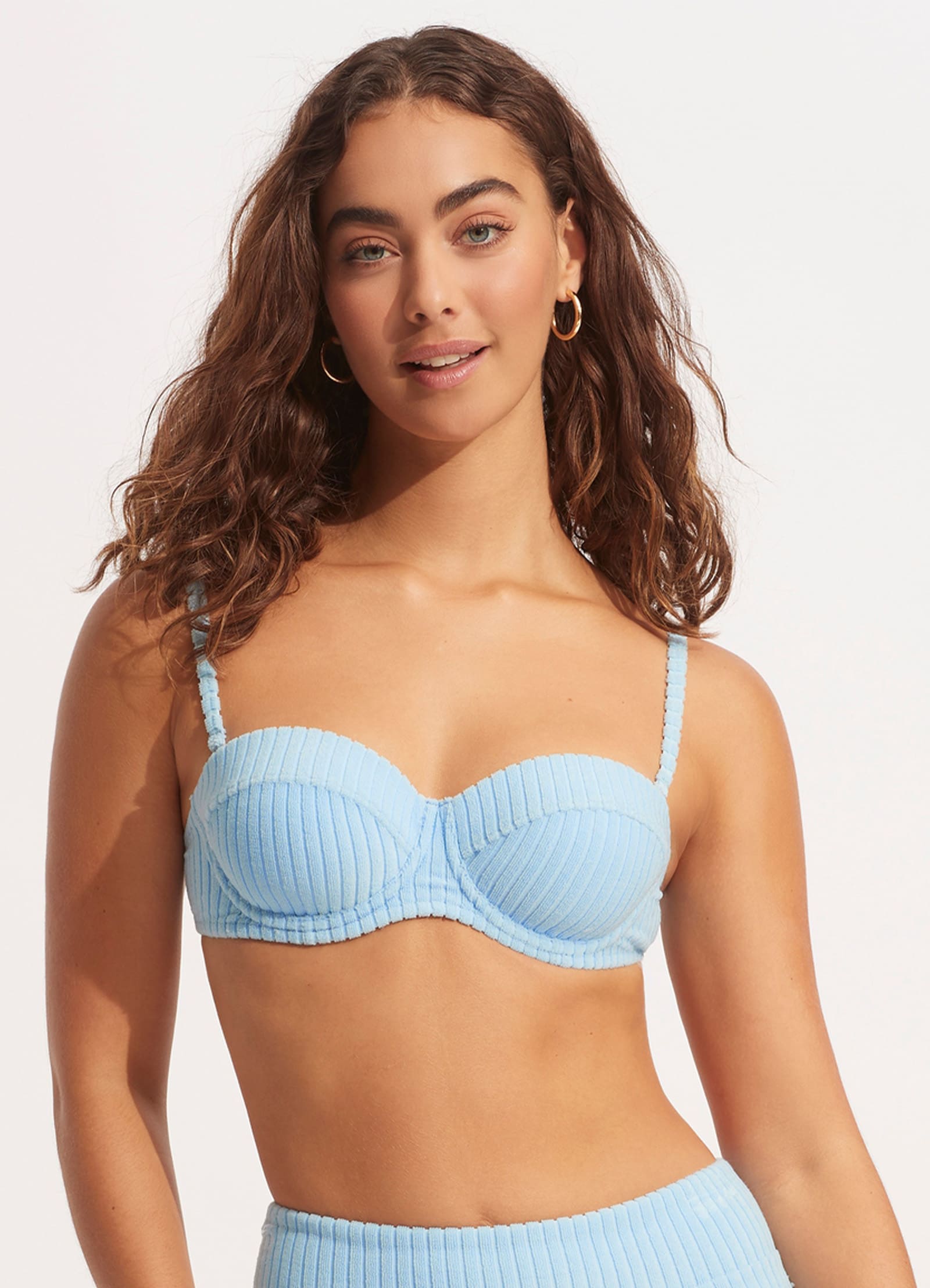 Havana Bustier Bra - Powder Blue