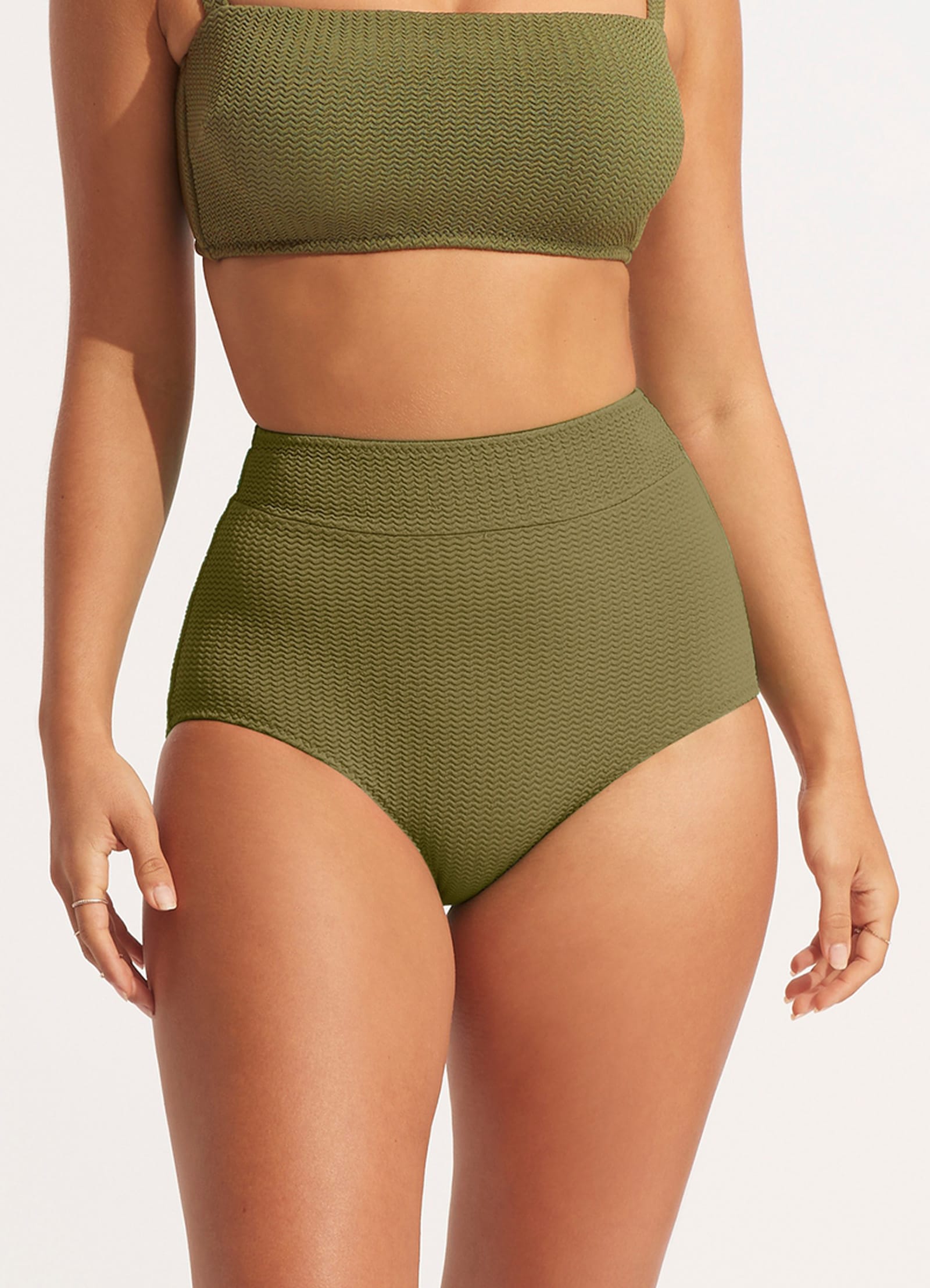 Sea Dive High Waisted Pant - Khaki