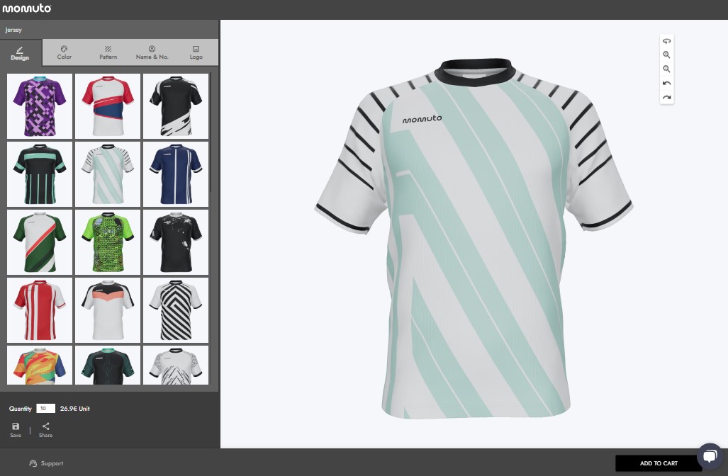 Personnalisez vos maillots de foot avec les couleurs de votre club