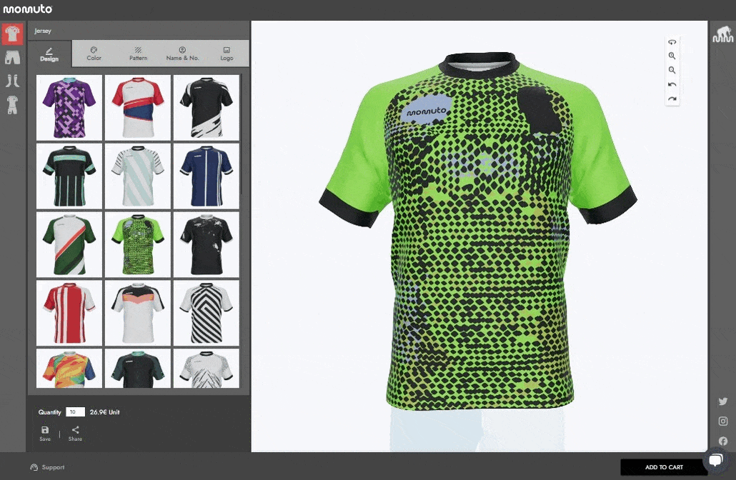 Cadre d'échange collage 3D pour encadrer maillot (de football) ou