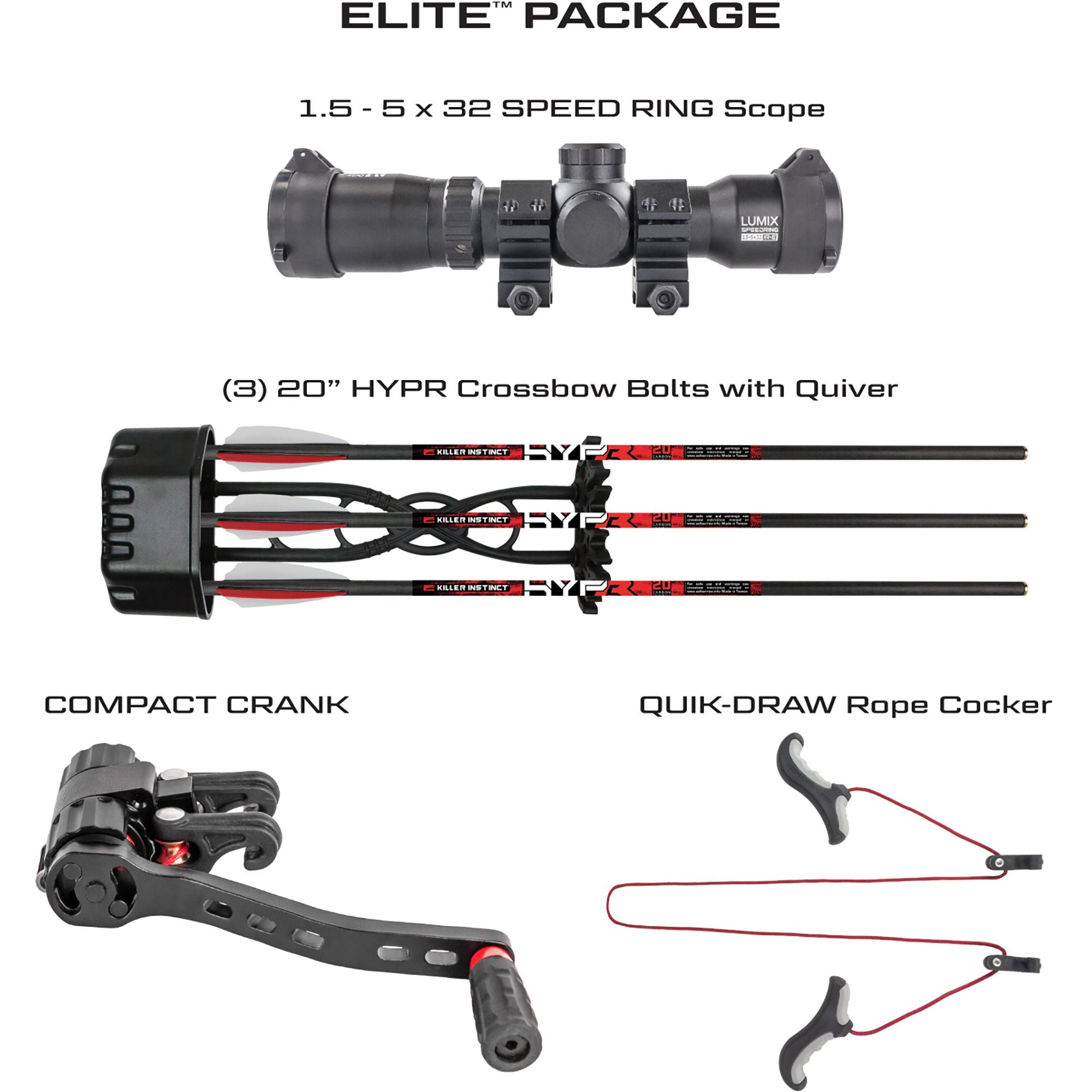 Killer Instinct Swat X1 Crossbow Package – 405 FPS