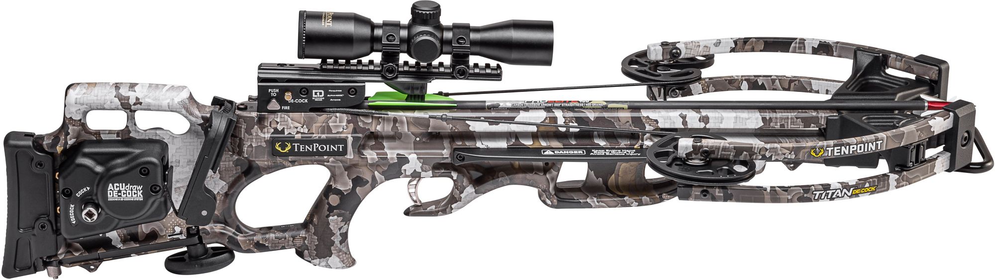 TenPoint Titan 380 De-Cock Crossbow – 380 FPS