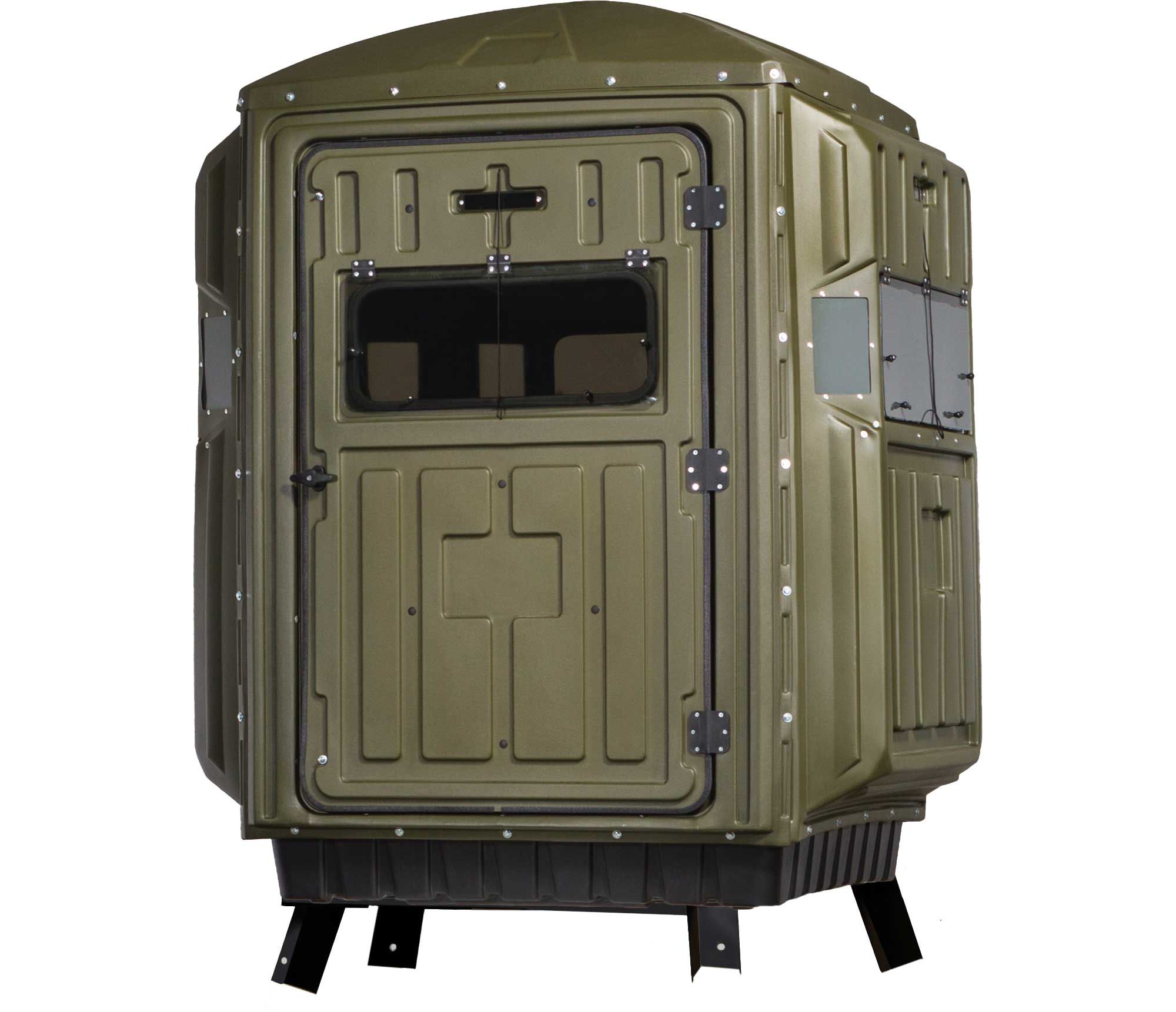 Advantage Hunting Two-Person Box Blind Kit – Quad Pod