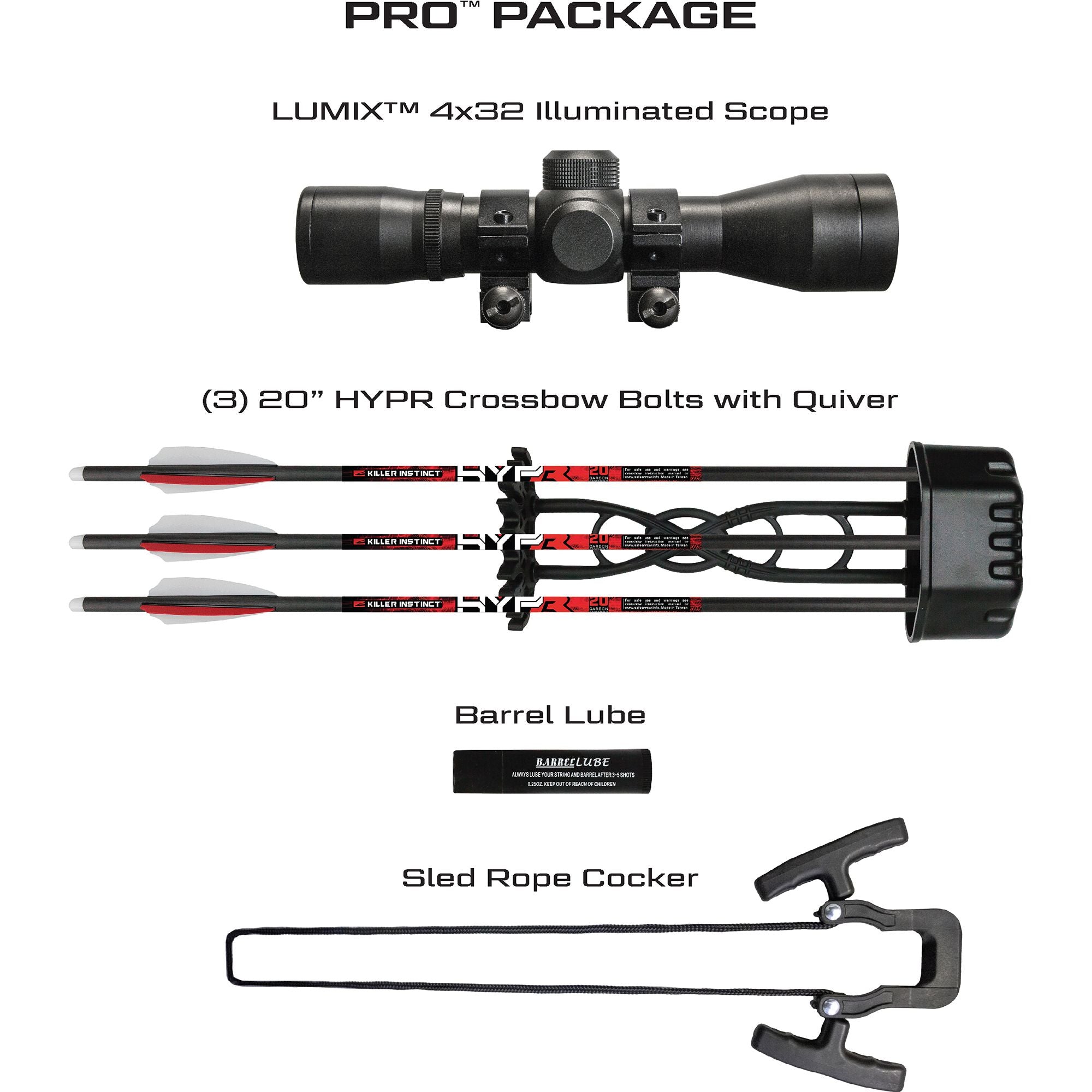 Killer Instinct Fatal X Crossbow Package – 405 FPS