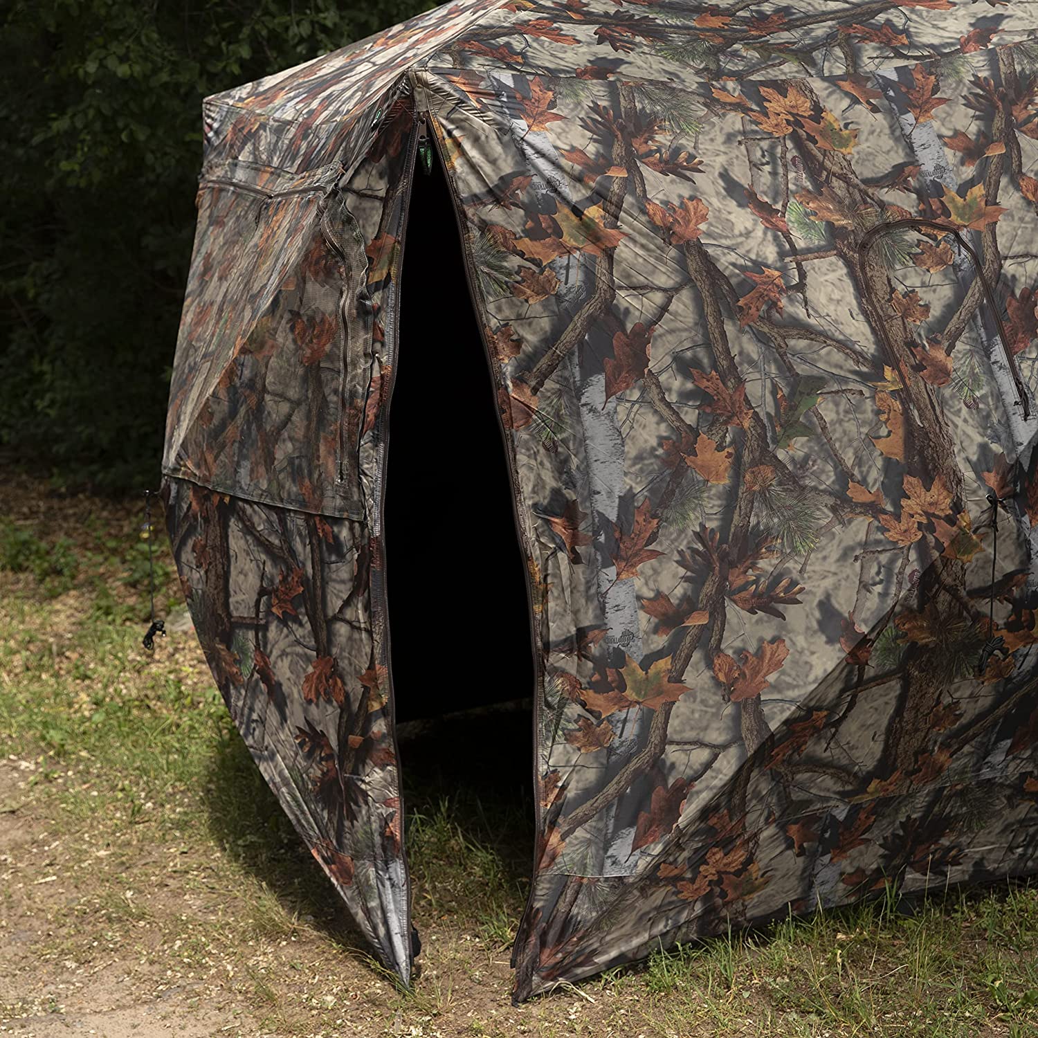 Barronett Blinds GR351BT Grounder 350 Pop up Portable Blind, Woodland Camo