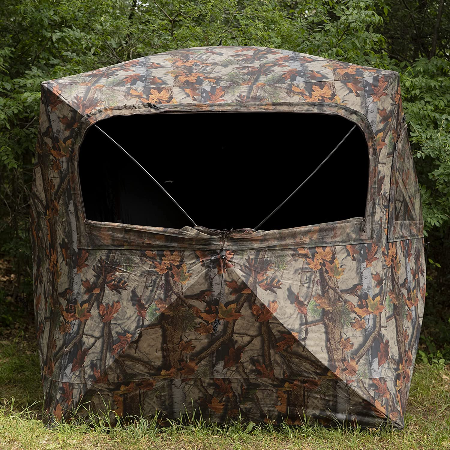 Barronett Blinds GR351BT Grounder 350 Pop up Portable Blind, Woodland Camo