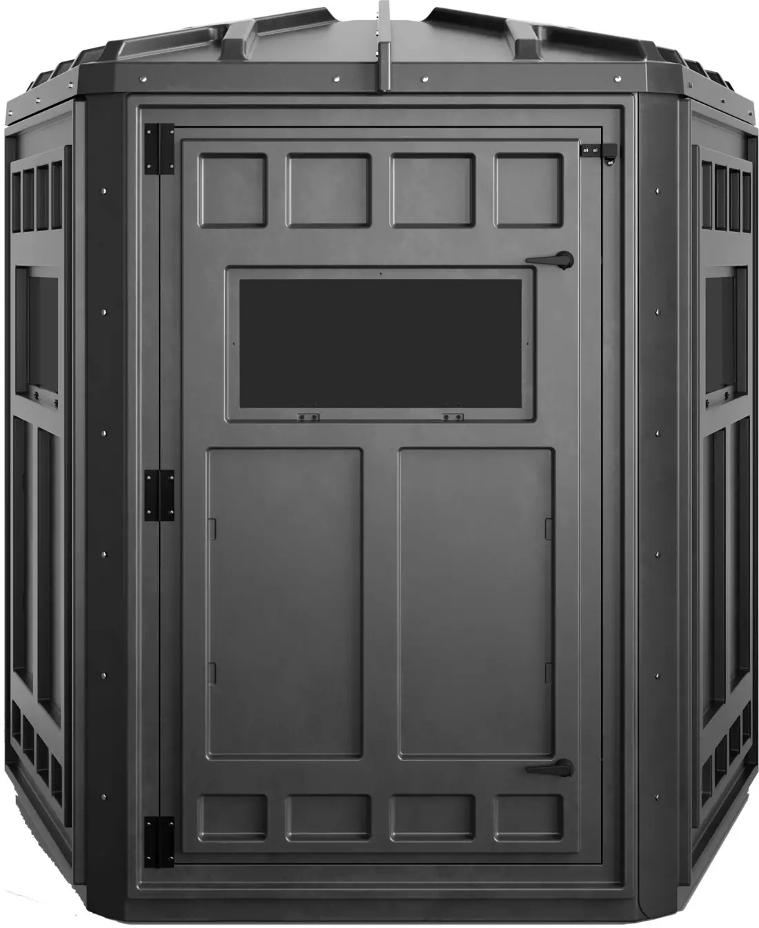 Booner Blinds 5 Panel Dagger HW Box Blind – Tinted Windows