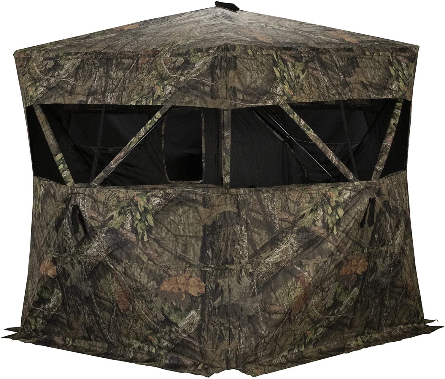 Rhino Blinds R200-MOC 3 Person Hunting Ground Blind, Mossy Oak Breakup Country, 58X58X66
