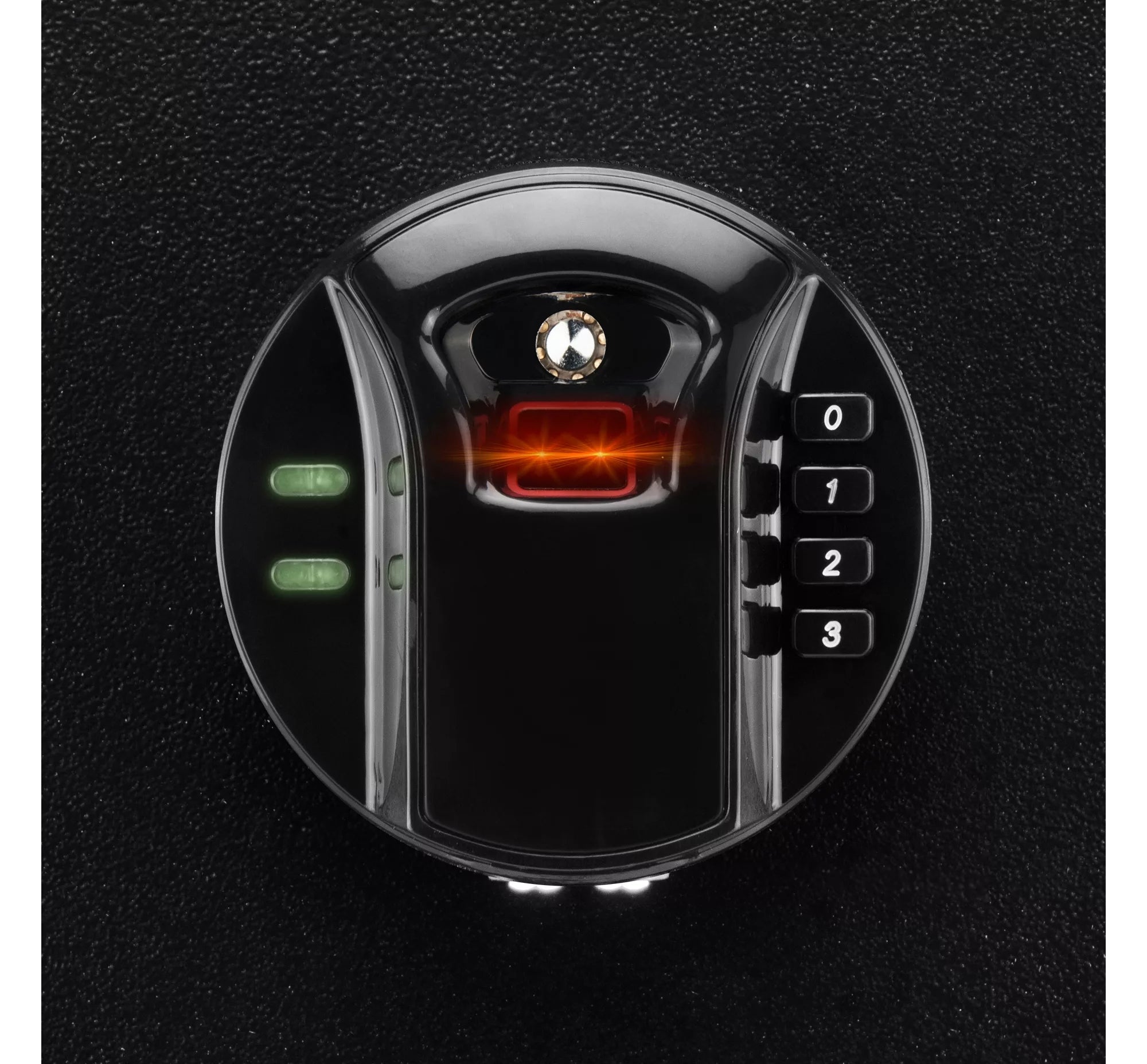 Barska HQ800 Standard Quick Access 4-Gun Rifle Safe with Biometric Keypad Lock