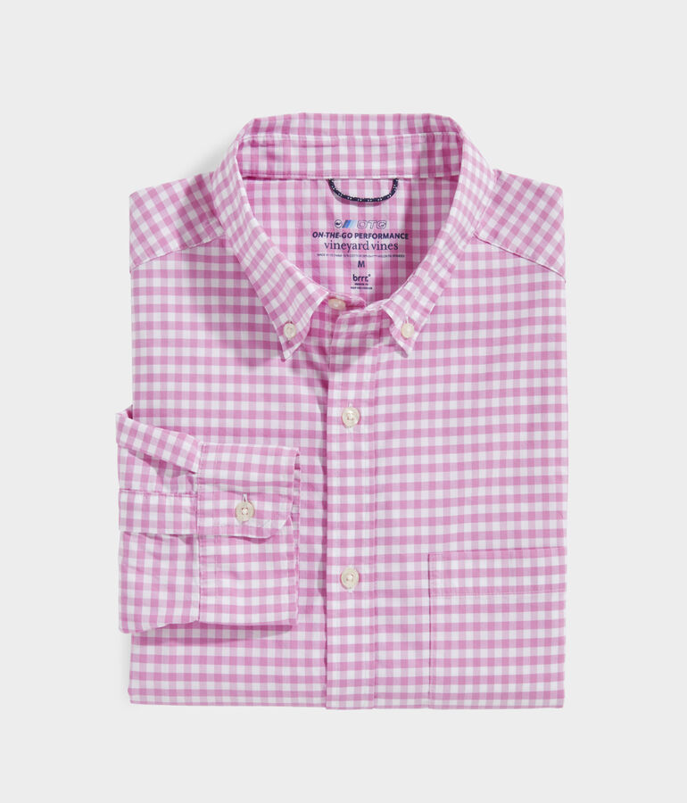 On-The-Go brrr Gingham Shirt
