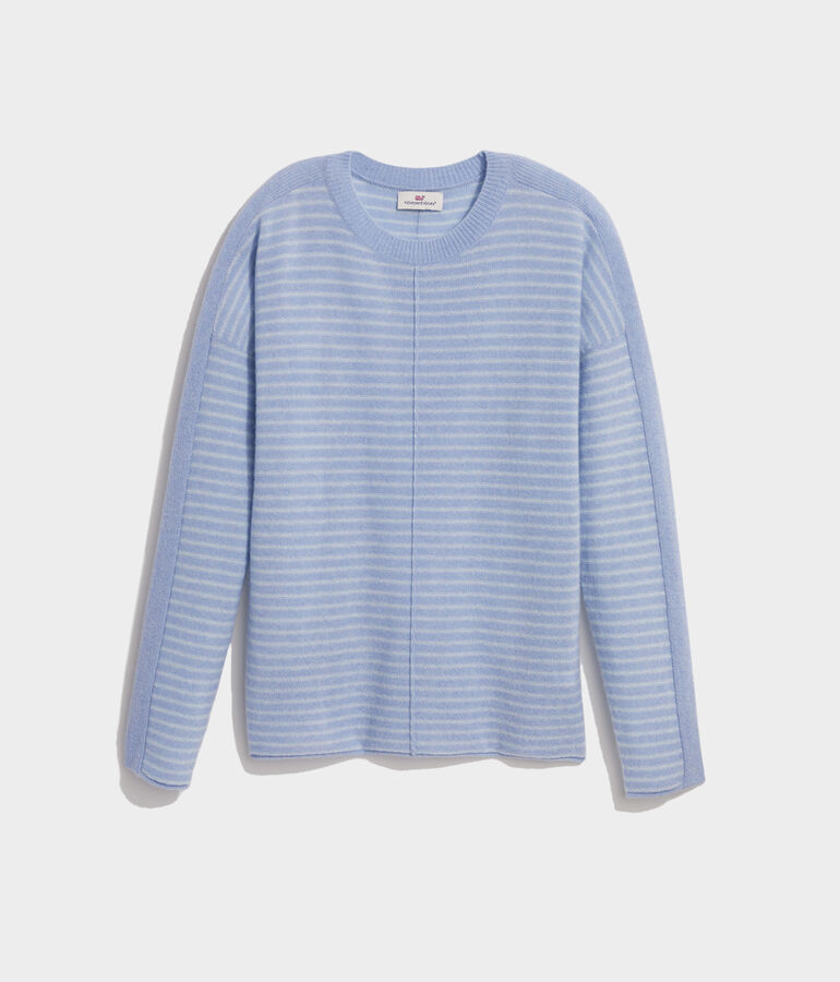 Seaspun Cashmere Striped Crew Sweater