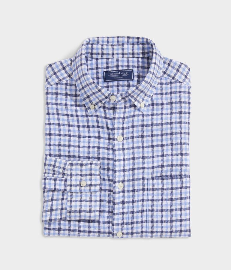 Island Twill Gingham Shirt