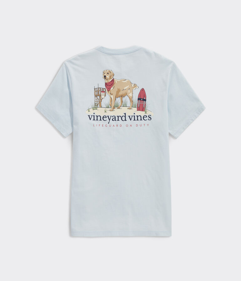 Lifeguard On Duty Short-Sleeve Pocket Tee