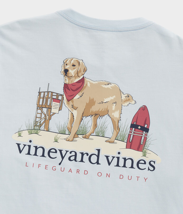 Lifeguard On Duty Short-Sleeve Pocket Tee